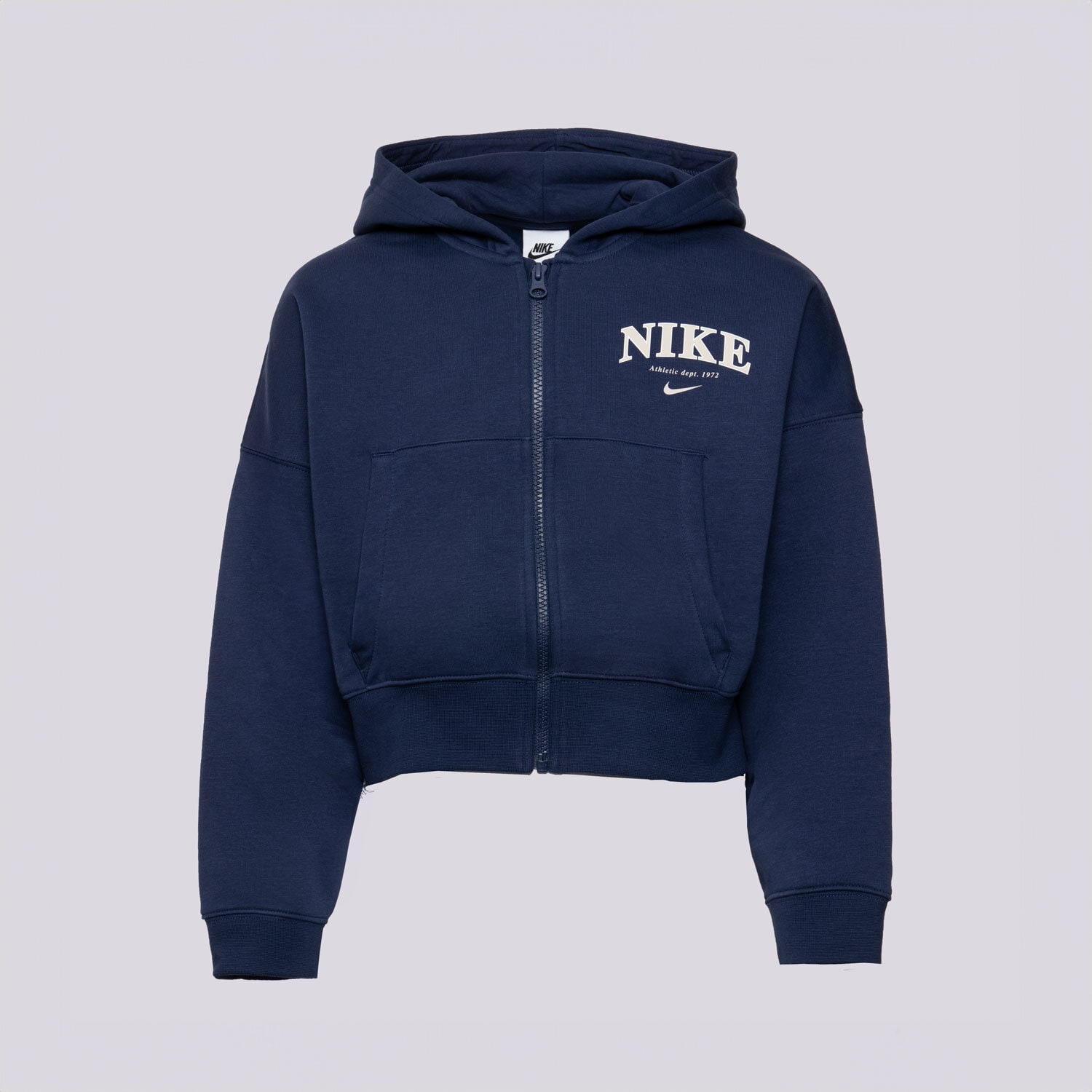 Copii bluză NIKE BLUZĂ G NSW FLC FZ HOODIE GIRL FD0887-410 Bleumarin