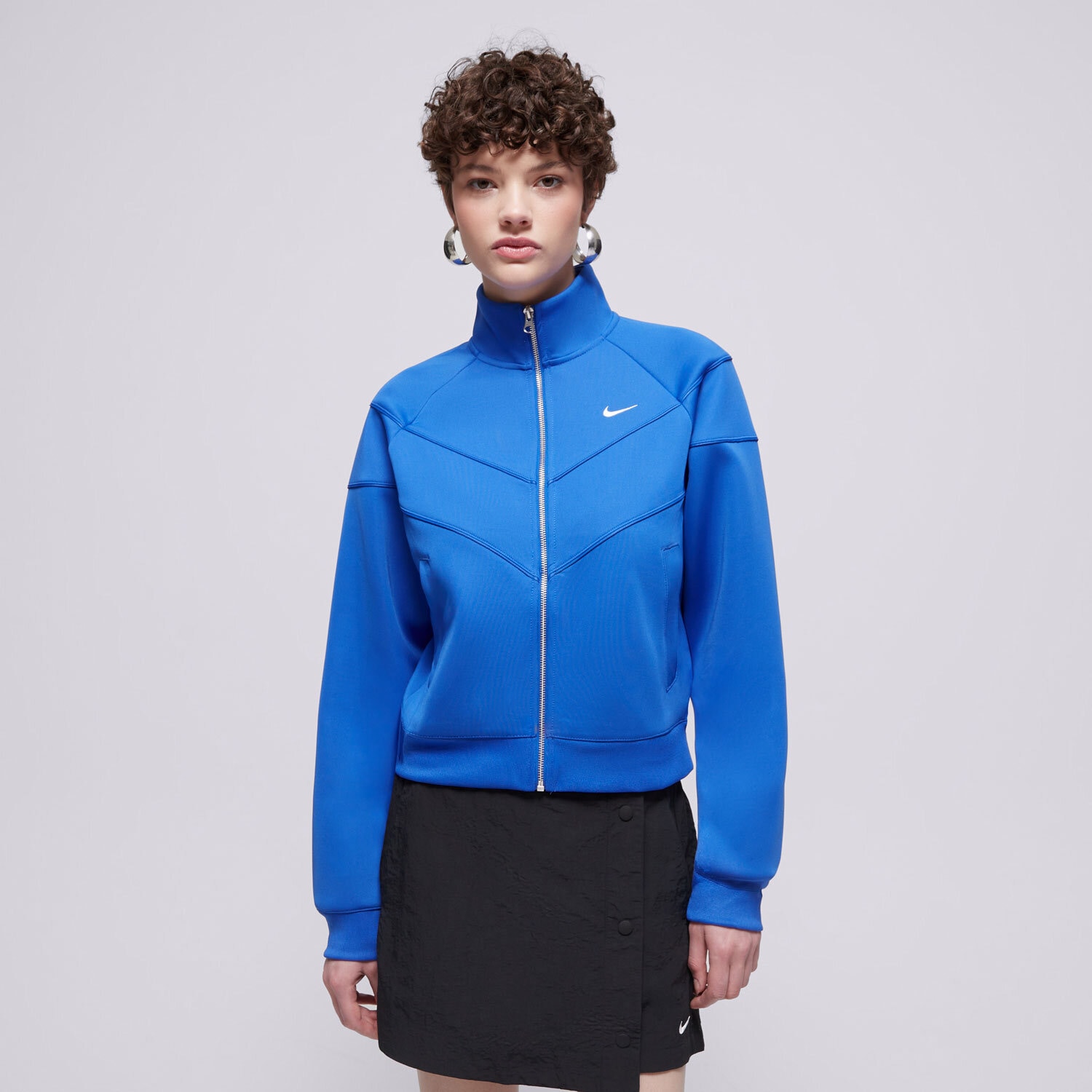 Femei bluză NIKE BLUZĂ NSW NK WR POLY KNIT JKT HJ0975-405 Albastru