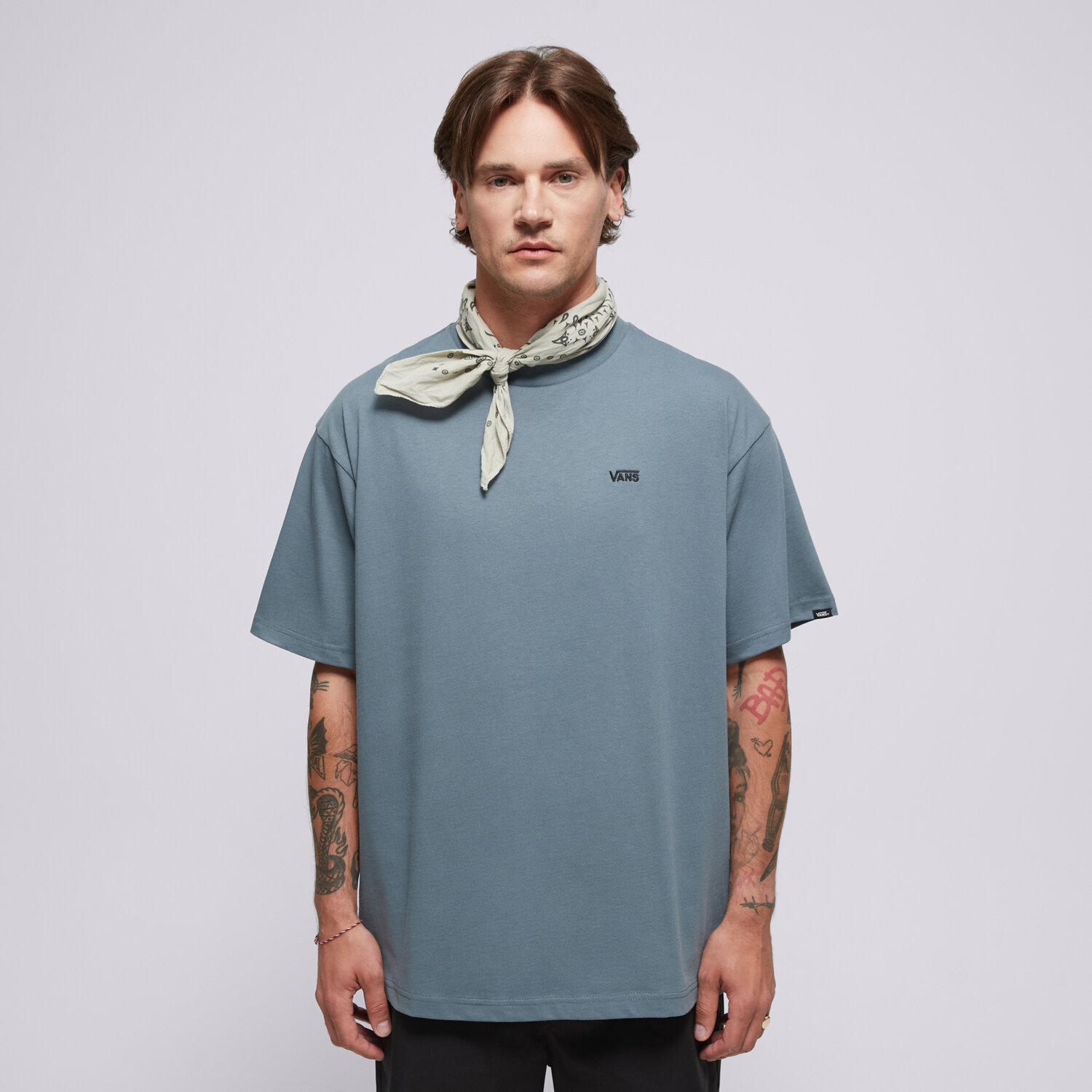 Bărbați tricou VANS TRICOU LEFT CHEST II LOOSE SS VN000P1PRV21 Gri