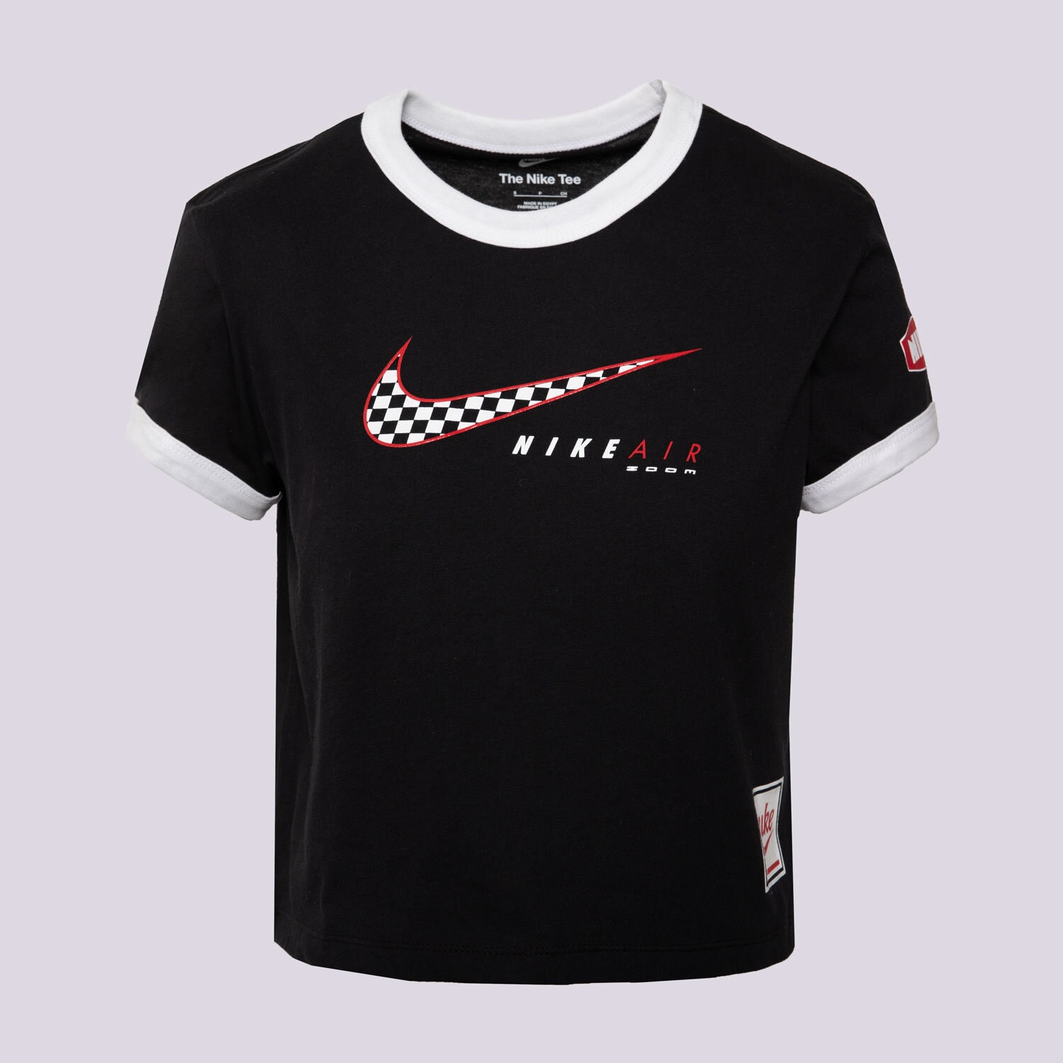 Femei tricou NIKE TRICOU W NSW CLUB SS TEE MOTO RGR HQ1707-010 Negru