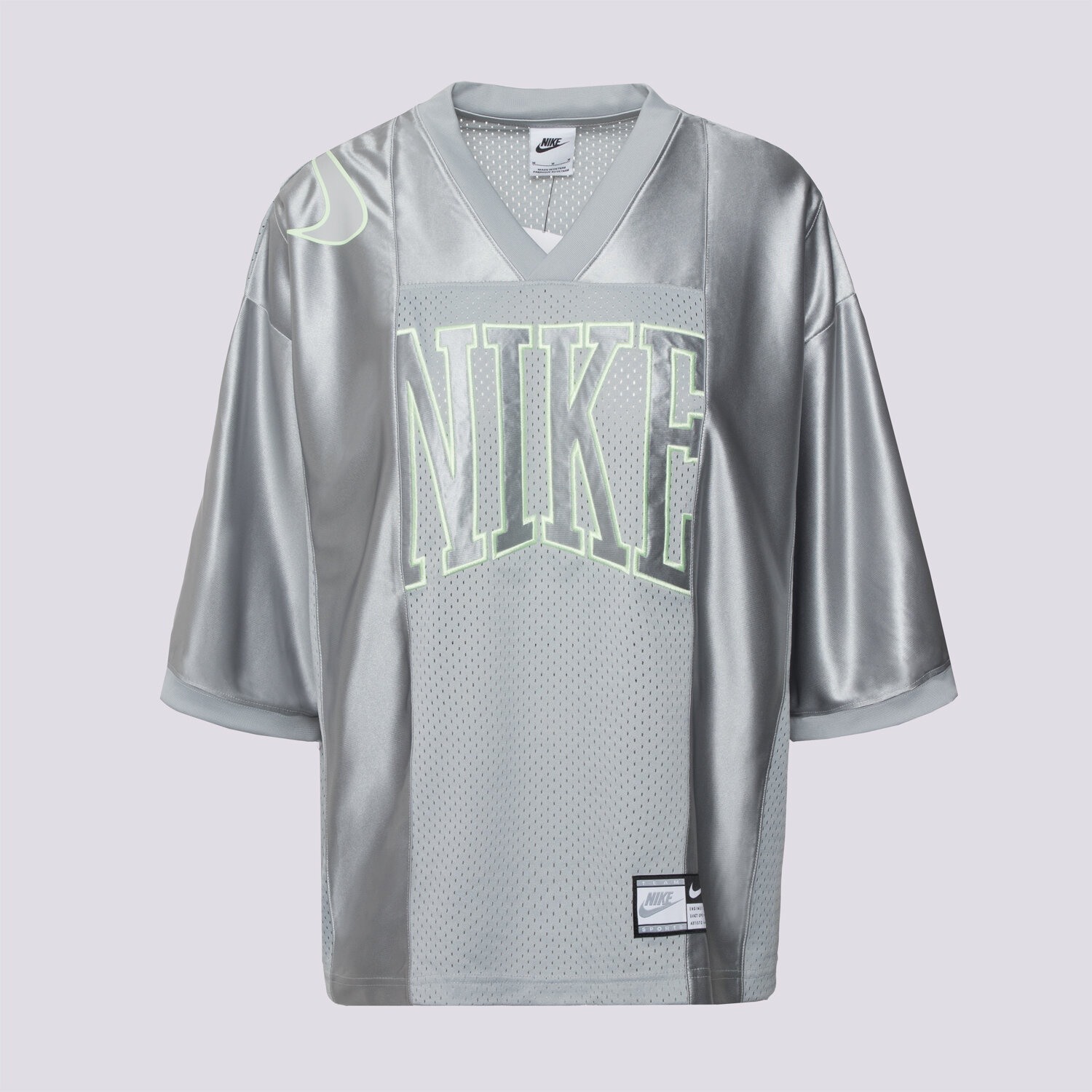 Femei tricou NIKE TRICOU W NSW STREET SS GX JRSY TOP HJ0280-077 Argintiu