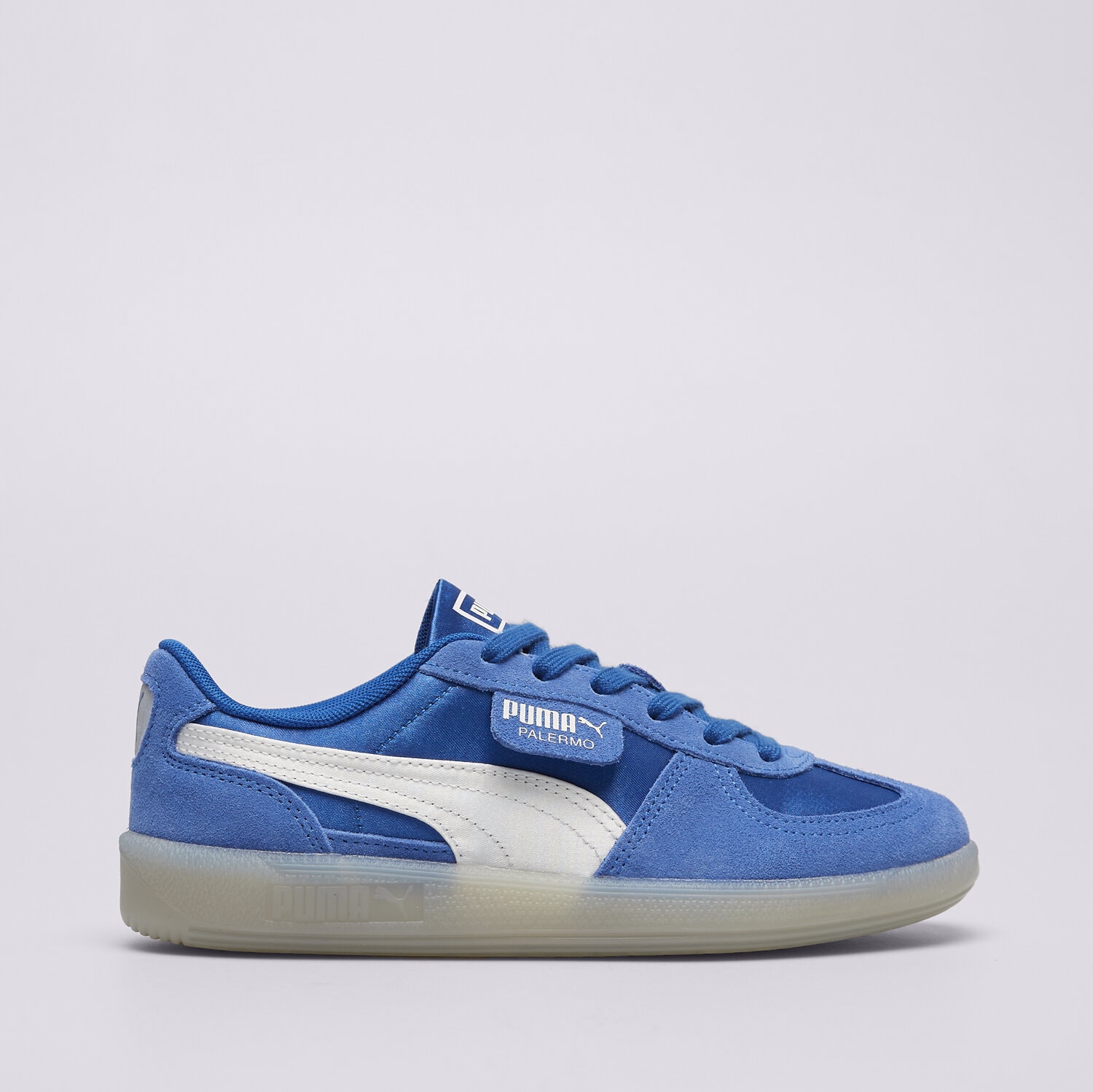 Femei pantofi sport PUMA PALERMO SATIN WNS 40231901 Albastru