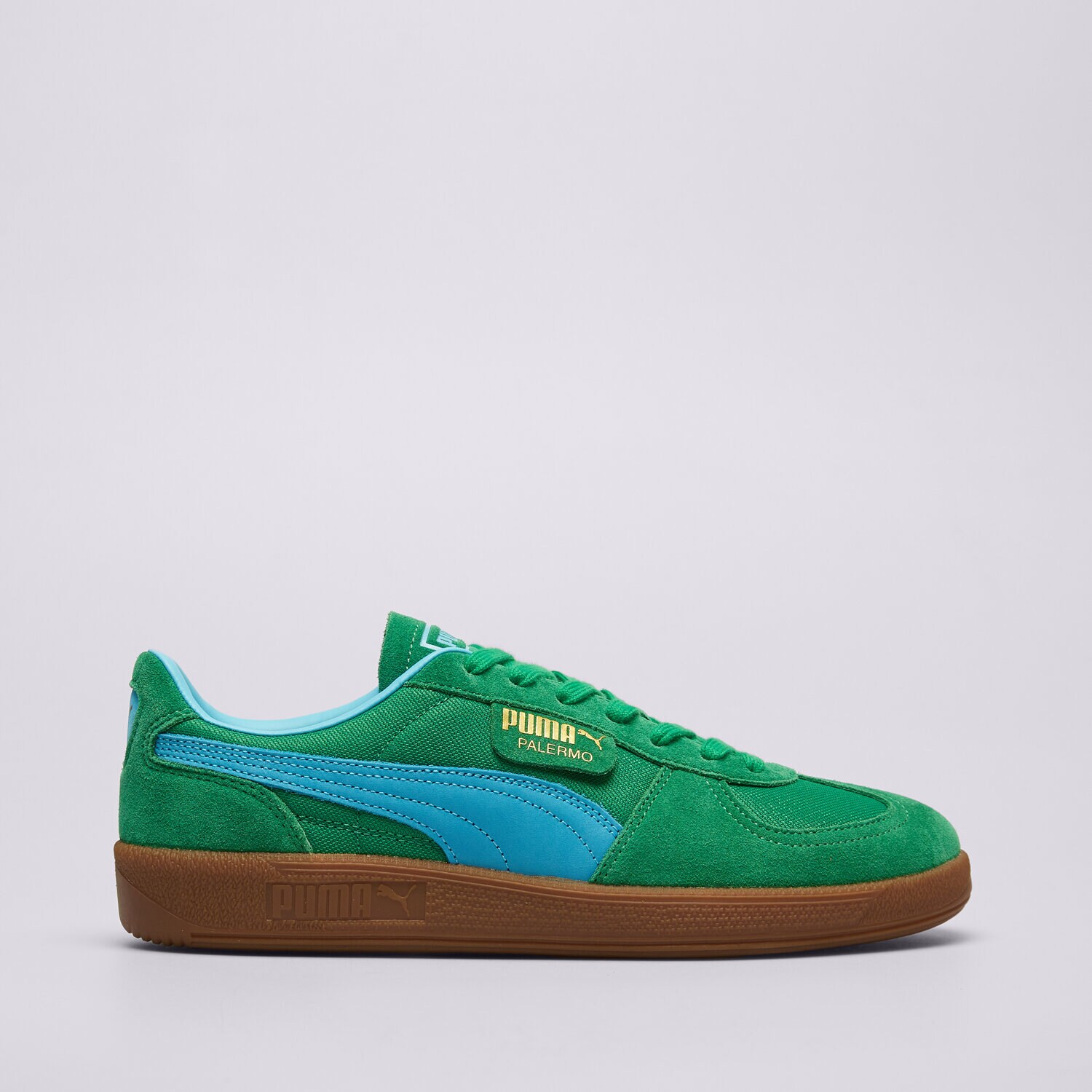 Barbați pantofi sport PUMA PALERMO VINTAGE UPDATE 40136401 Verde