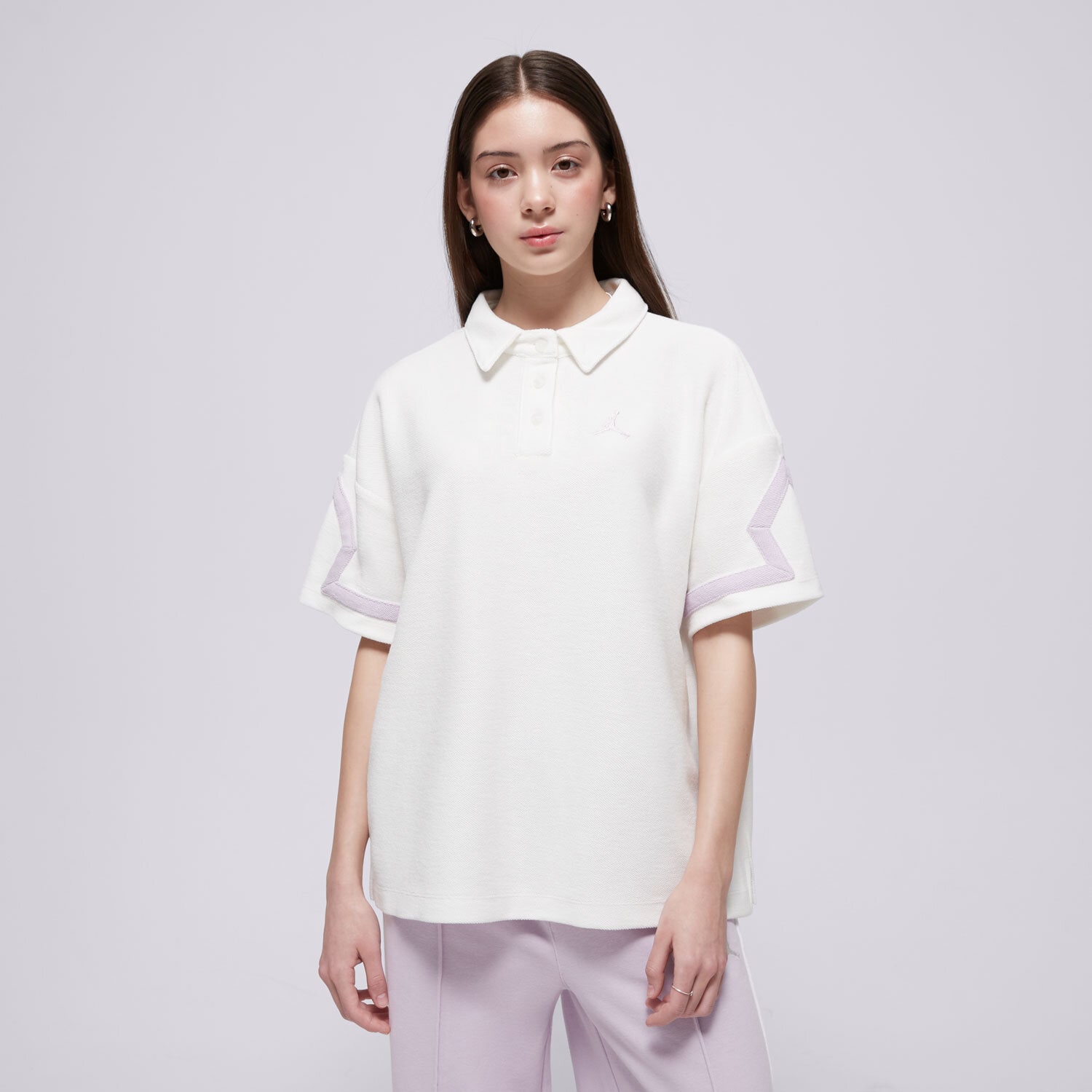 Copii tricou JORDAN POLO JDG KSA FT TOP GIRL 45D813-782 Bej