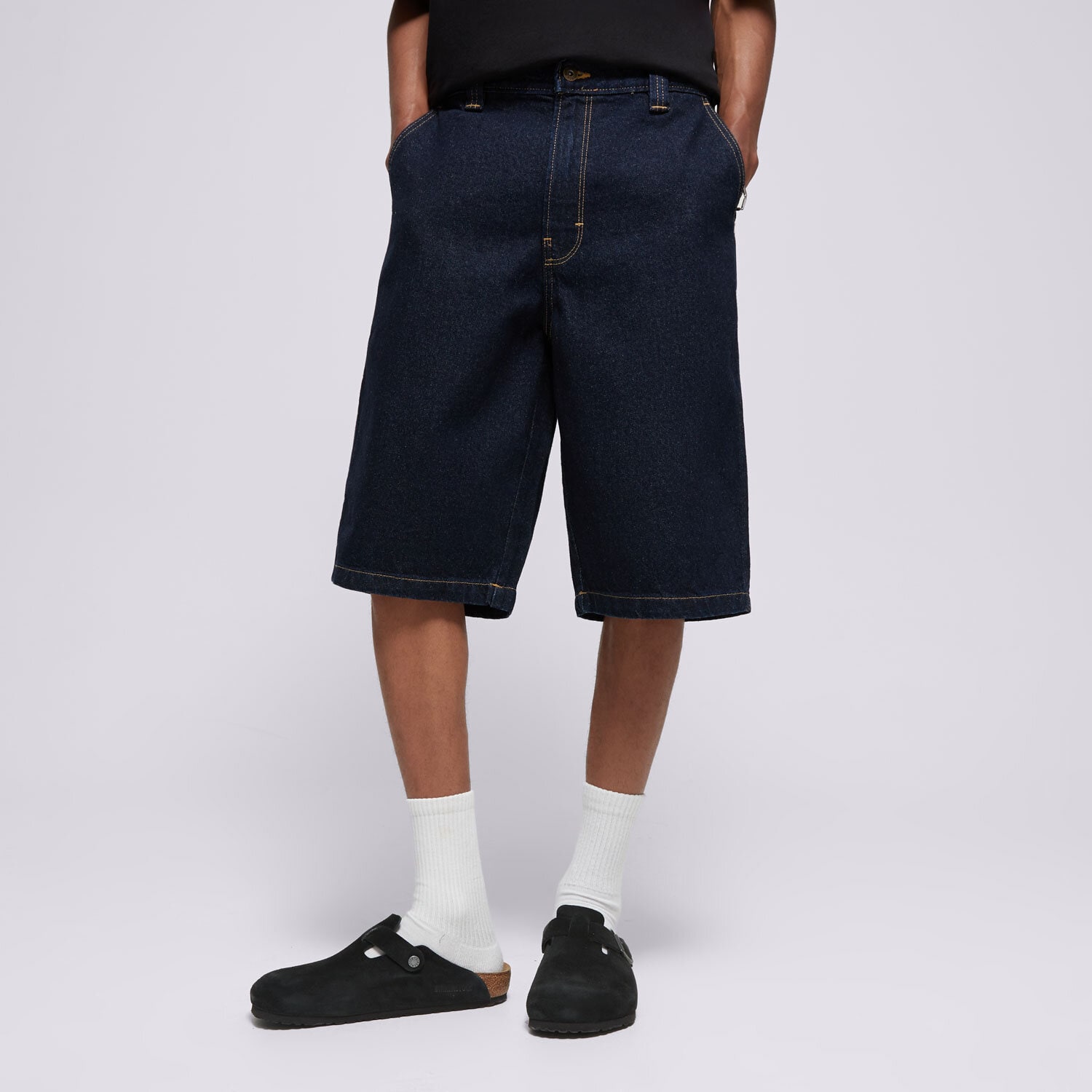 Femei pantaloni scurți DICKIES PANTALONI SCURȚI MADISON DENIM SHORT DK0A4YSYRIN1 Bleumarin