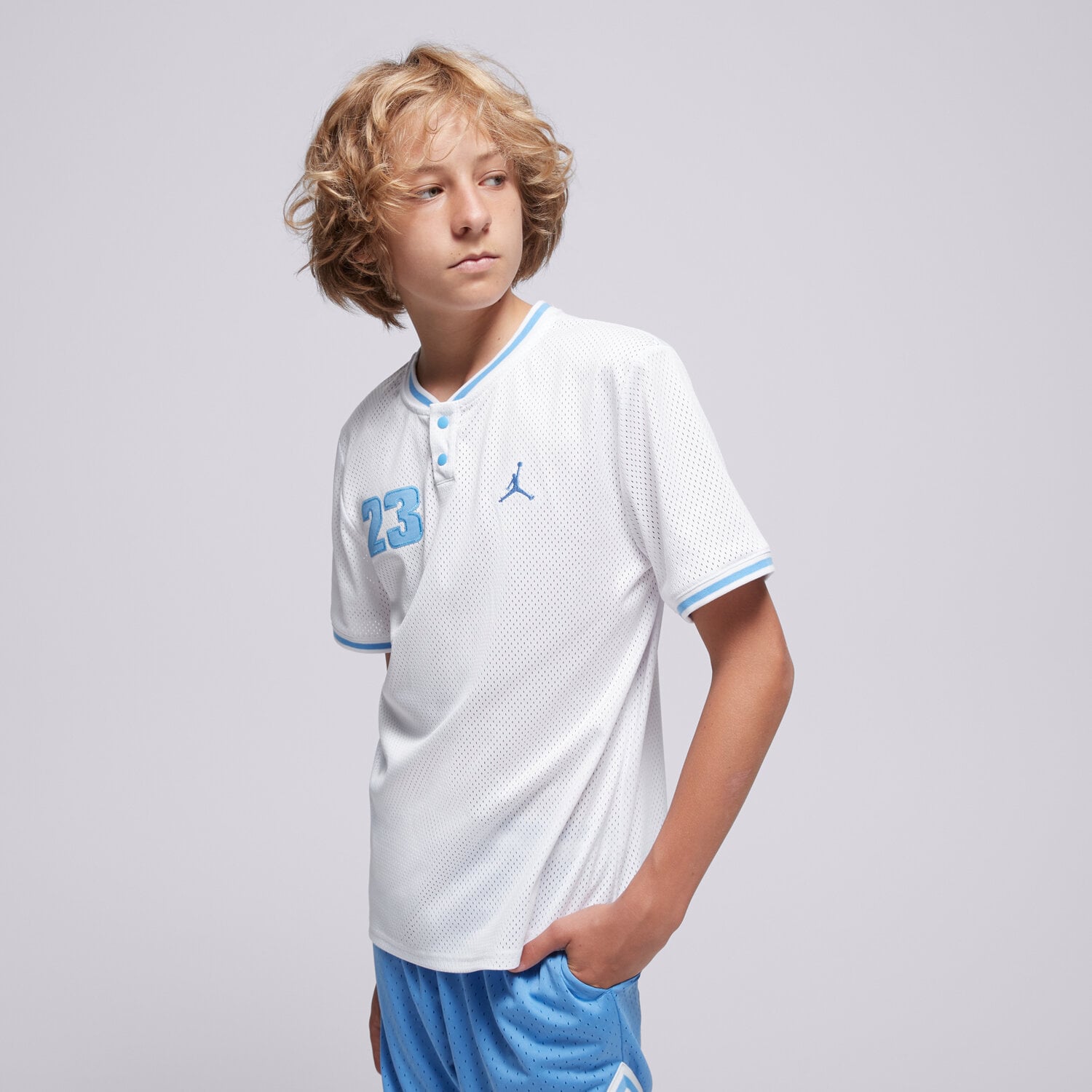 Copii tricou JORDAN TRICOU JDB JORDAN 23 ELEVATED JERSEY BOY 95D680-001 Alb