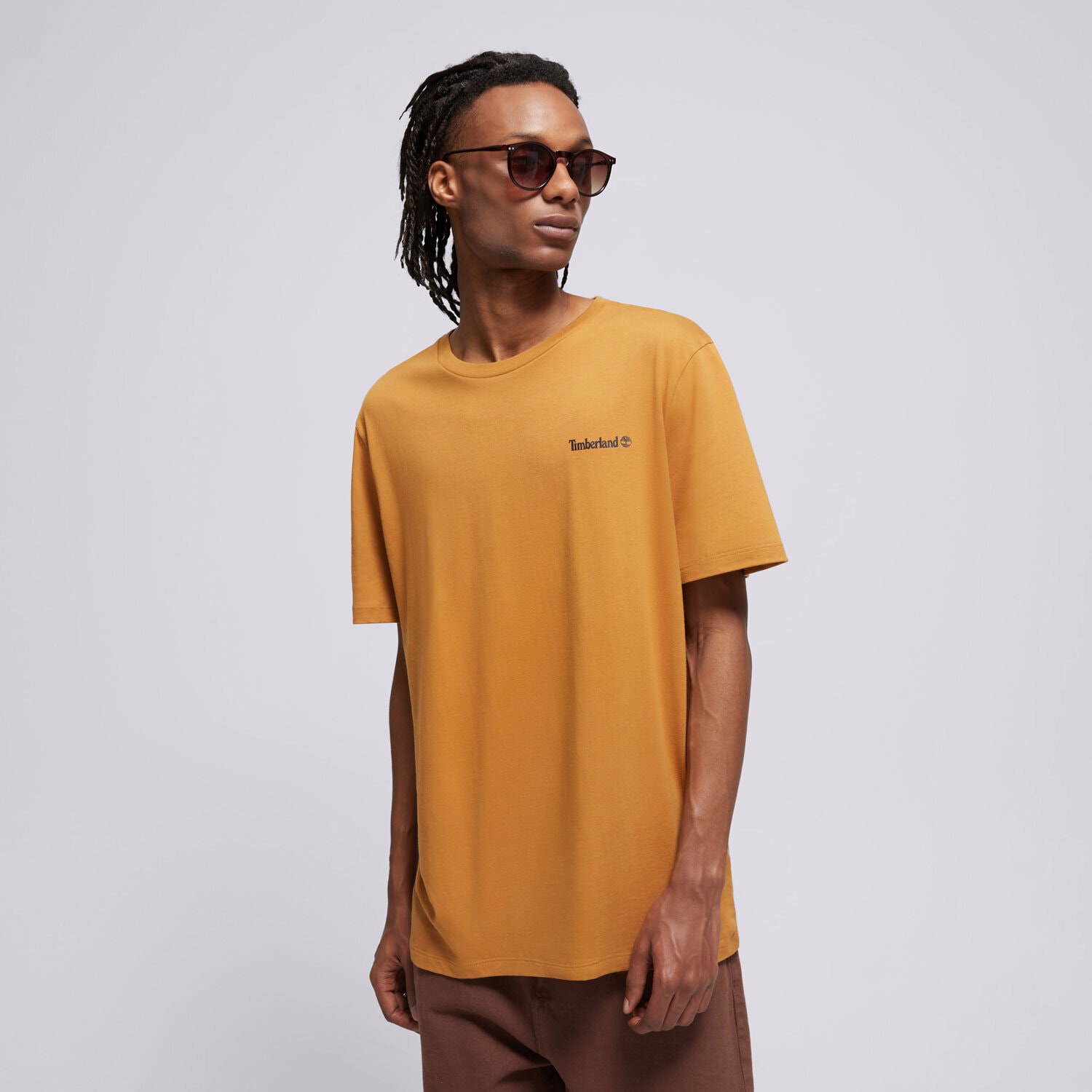 Bărbați tricou TIMBERLAND TRICOU FRONT AND BACK LOGO TB0A2PSAP471 Galben