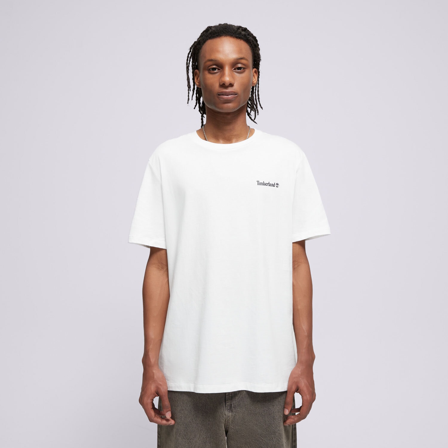 Bărbați tricou TIMBERLAND TRICOU FRONT AND BACK LOGO TB0A2PSA1001 Alb