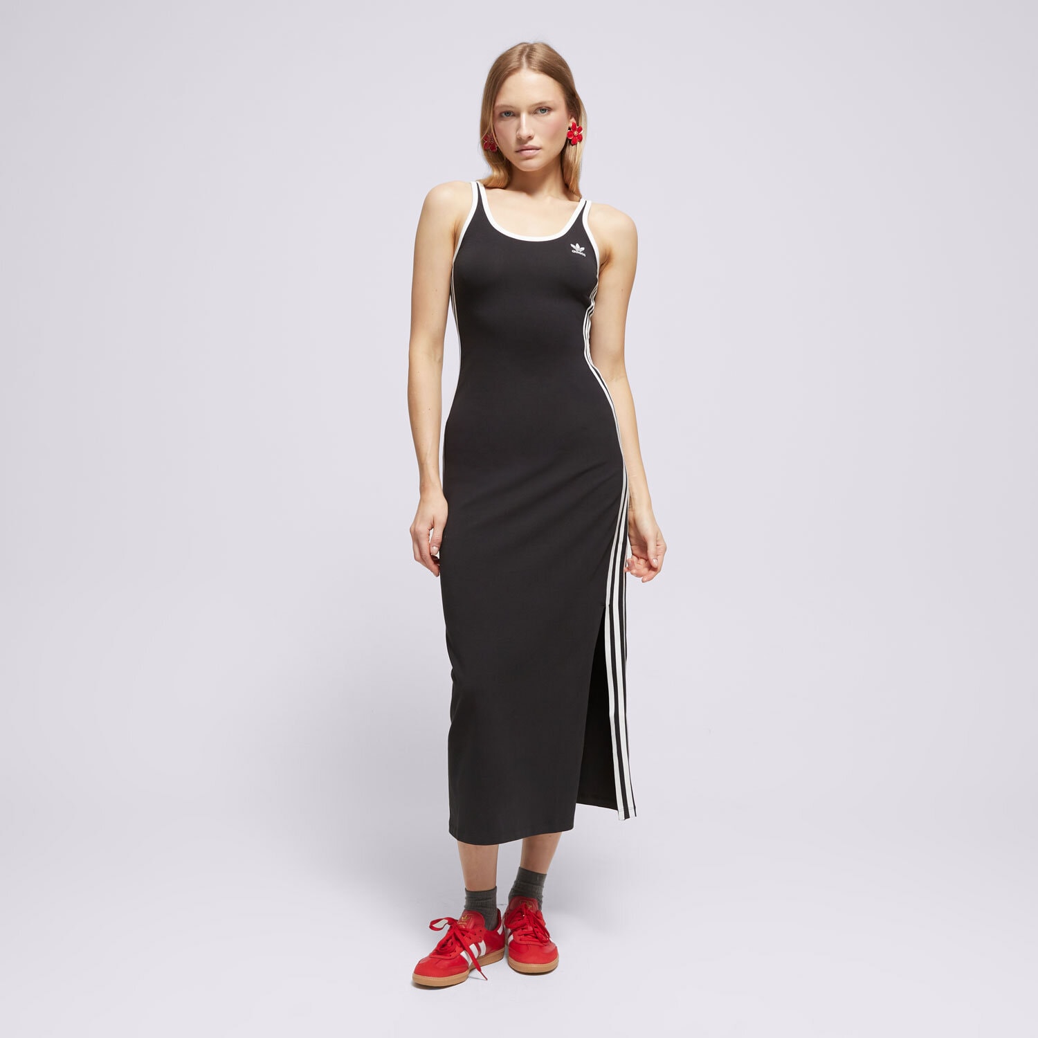 Femei rochii și fuste ADIDAS ROCHIE 3S MAIOU TRENINGS JD4619 Negru