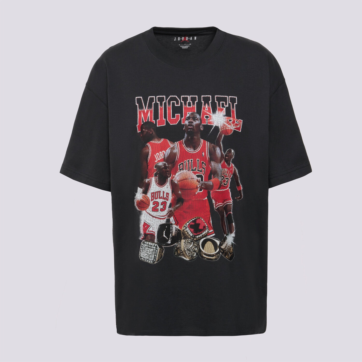 Femei tricou JORDAN TRICOU W J SS OS GFX TEE MIXTAPE HJ0190-045 Negru