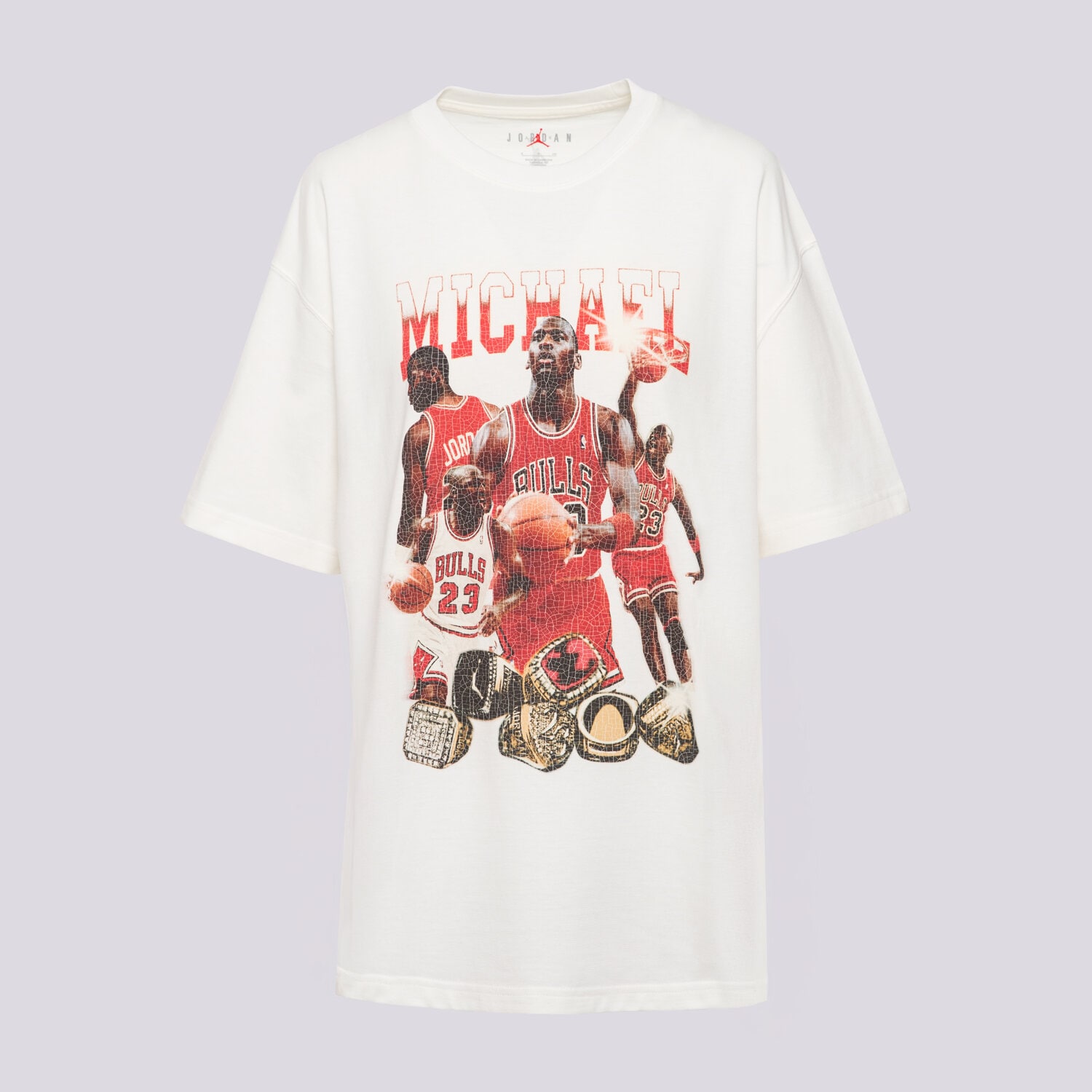 Femei tricou JORDAN TRICOU W J SS OS GFX TEE MIXTAPE HJ0190-133 cremă
