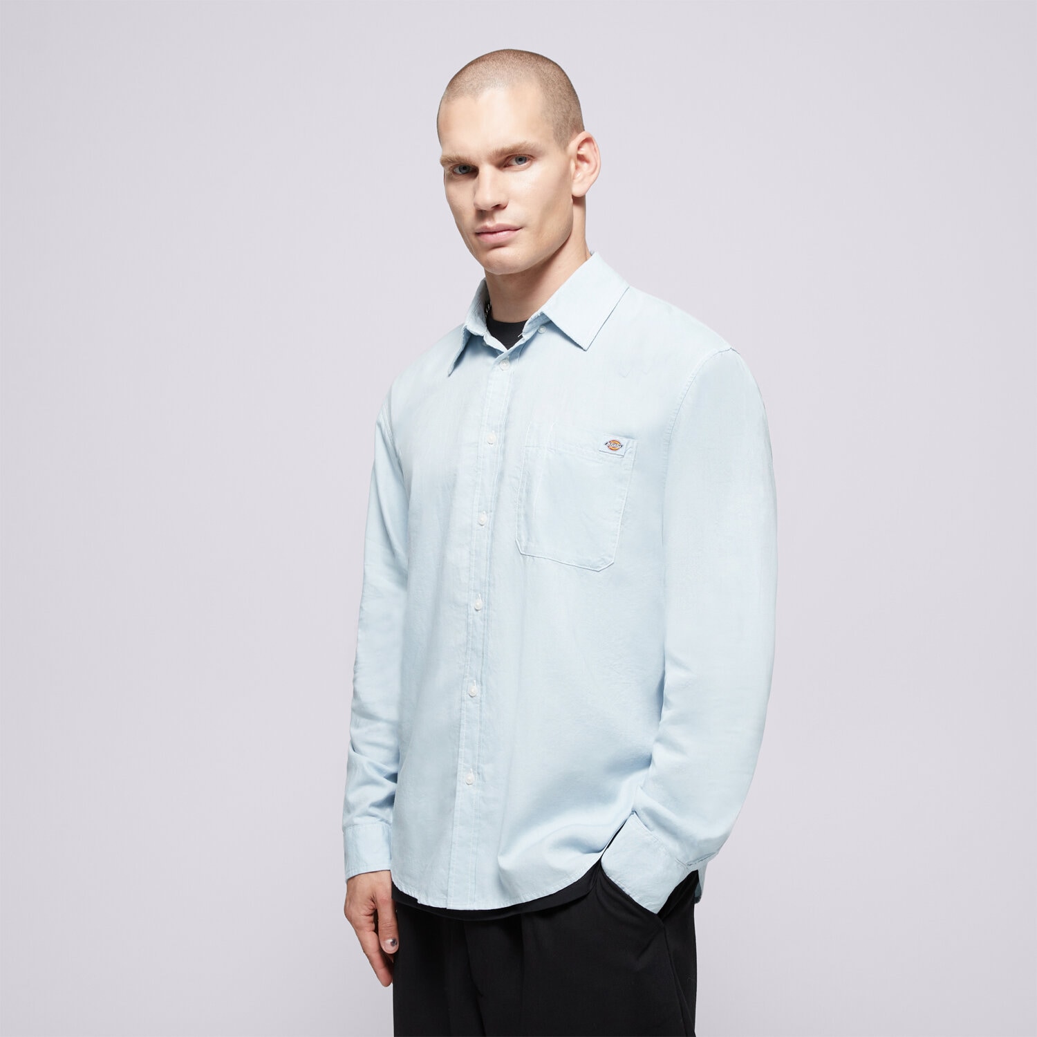 Bărbați tricou DICKIES CĂMAșĂ GALLATIN SHIRT LS DK0A87PYK661 Albastru