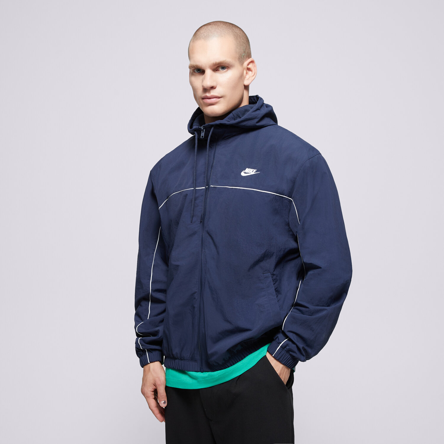 Bărbați jachetă NIKE JACHETĂ M NK CLUB ATHLETE HD JACKET HJ2012-451 Bleumarin