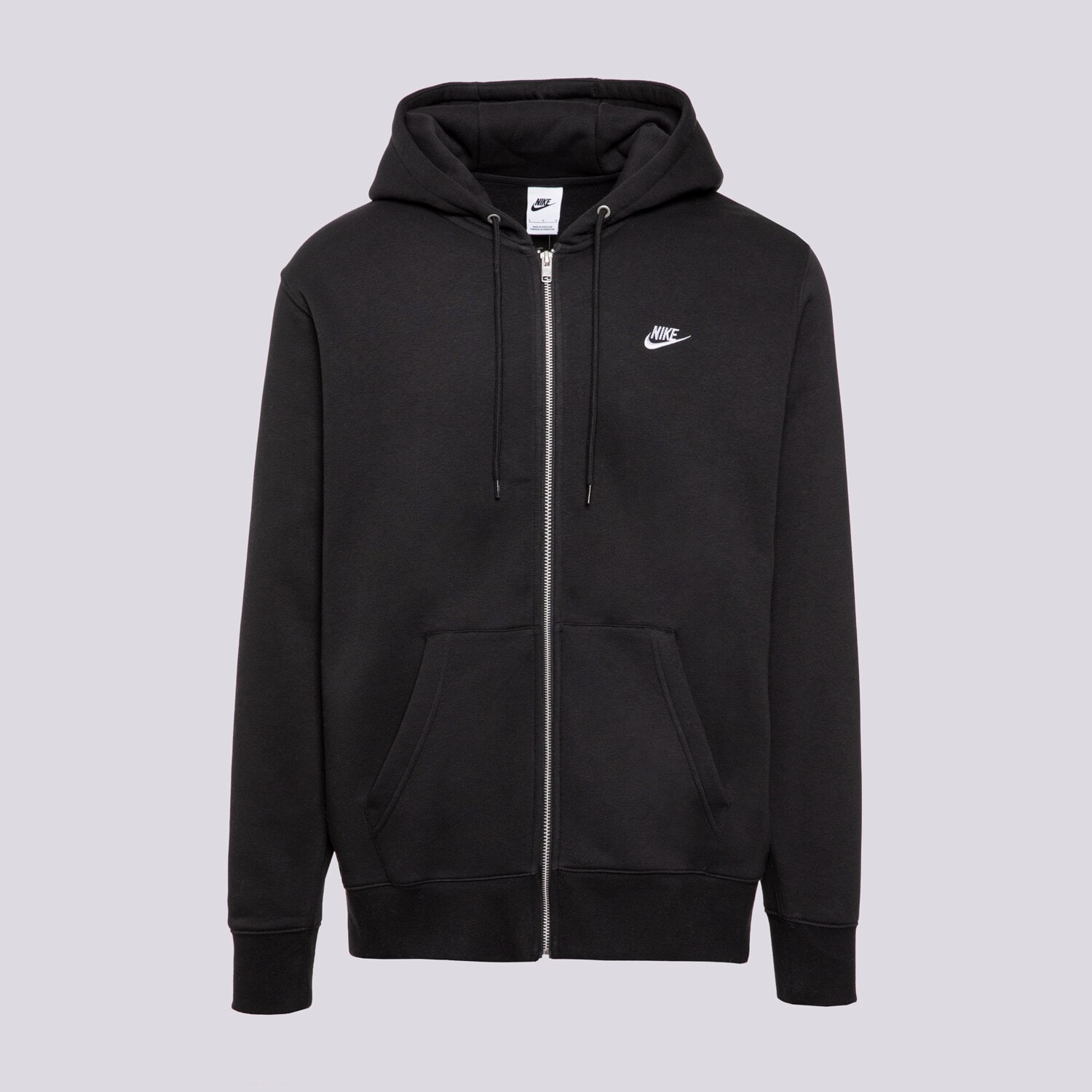 Bărbați bluză NIKE BLUZĂ M NK CLUB BB FZ HOODIE FN3861-010 Negru