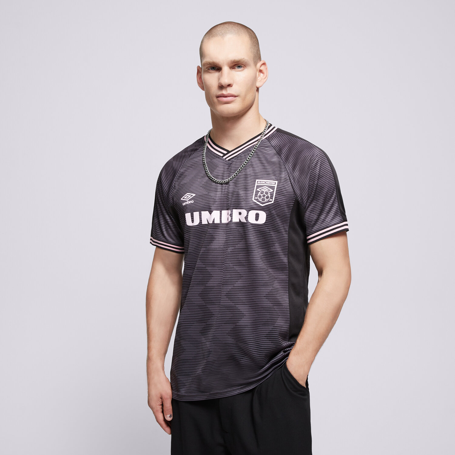 Bărbați tricou UMBRO TRICOU FOOTBALL JERSEY UL125TSM83001 Negru