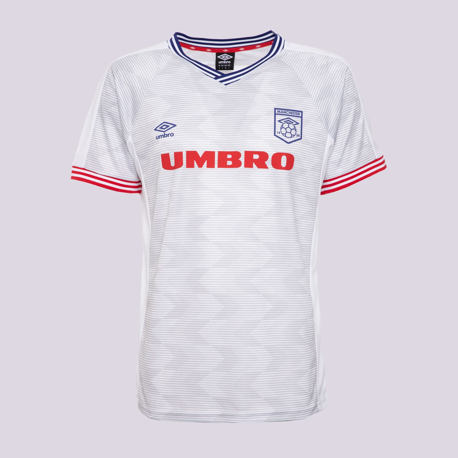 Bărbați tricou UMBRO TRICOU FOOTBALL JERSEY UL125TSM83002 Alb