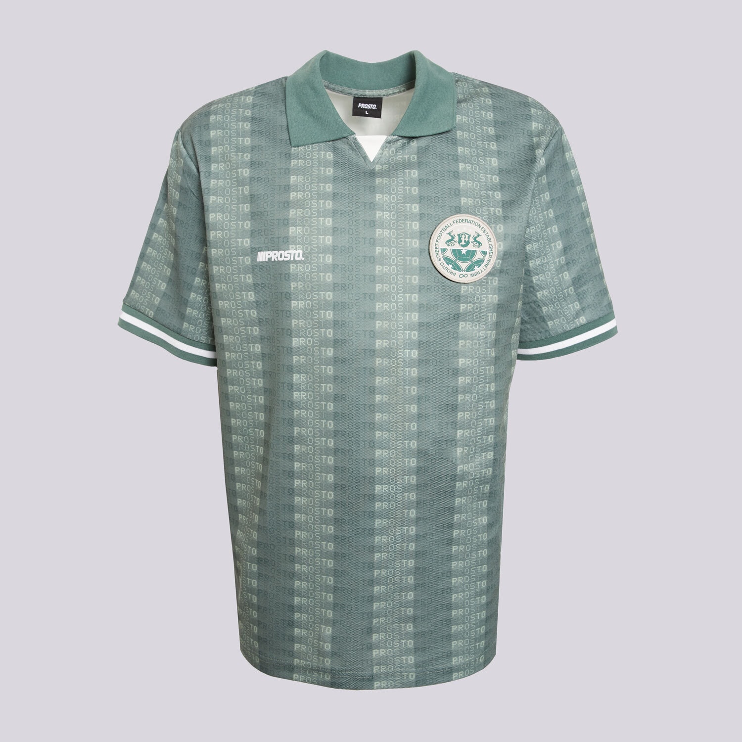 Bărbați tricou PROSTO POLO GLAST KL251MTEE1301 Verde