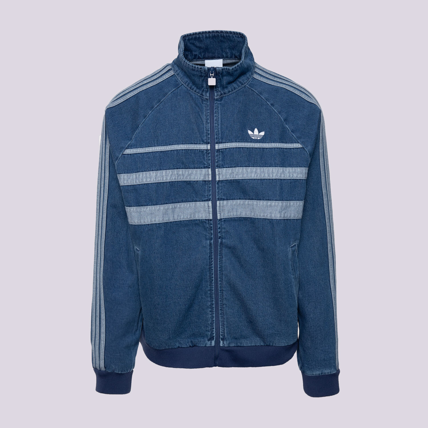 Bărbați bluză ADIDAS BLUZĂ FIRST TT DENIM JX6457 Albastru