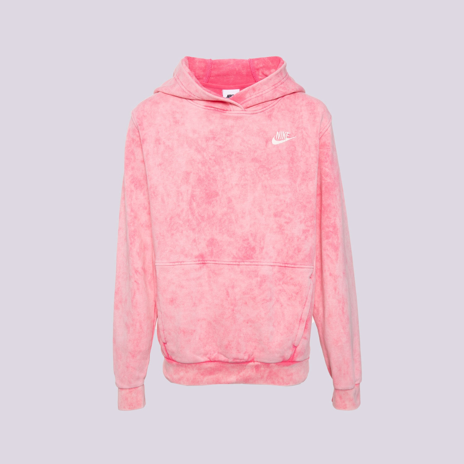 Copii bluză NIKE BLUZĂ CU GLUGĂ K NSW WASH PO HOODIE FT GIRL IH2375-684 Roz