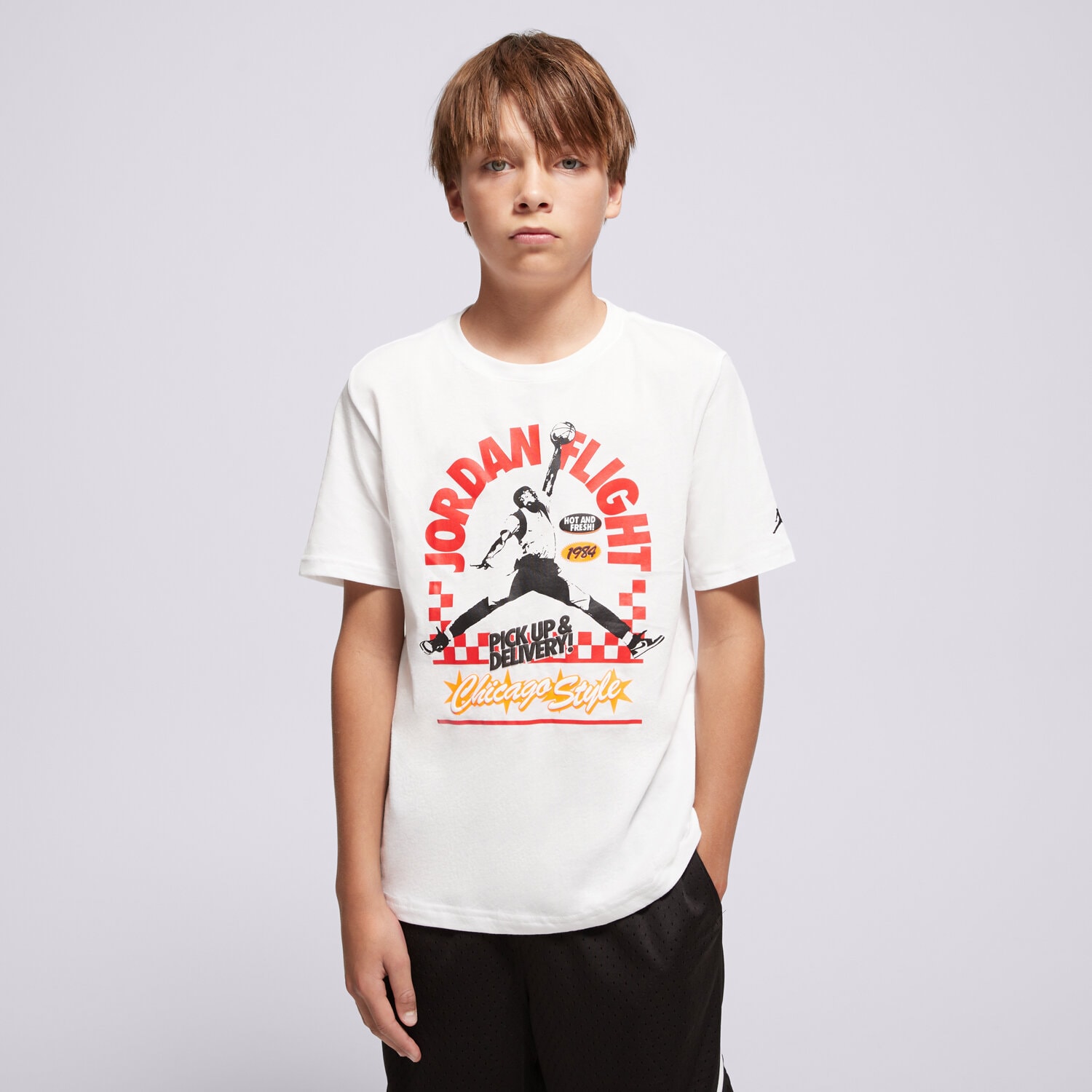 Copii tricou JORDAN TRICOU JDB MJP SHOP TEE SS-TEE BOY 95F156-001 Alb