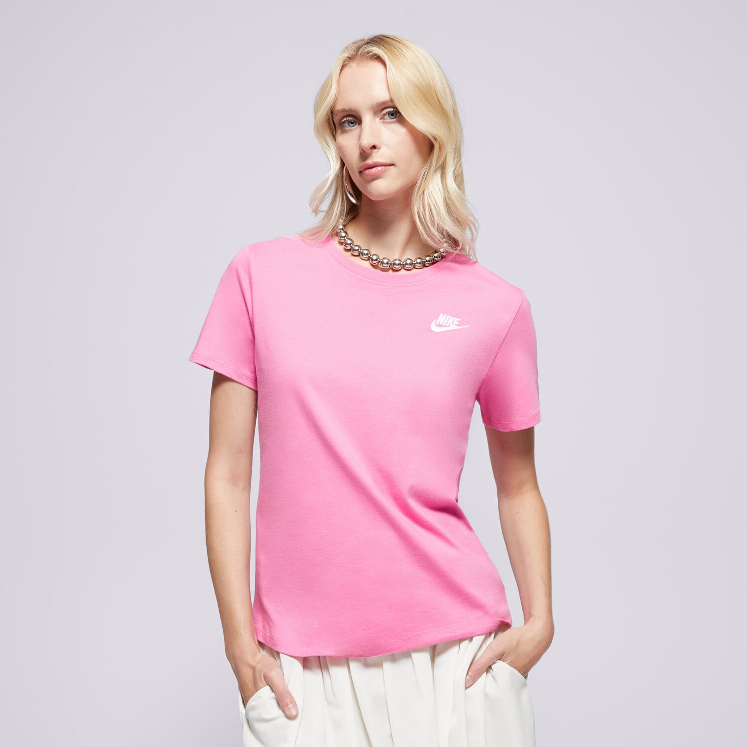 Femei tricou NIKE TRICOU W NSW CLUB SS TEE DX7902-675 Roz