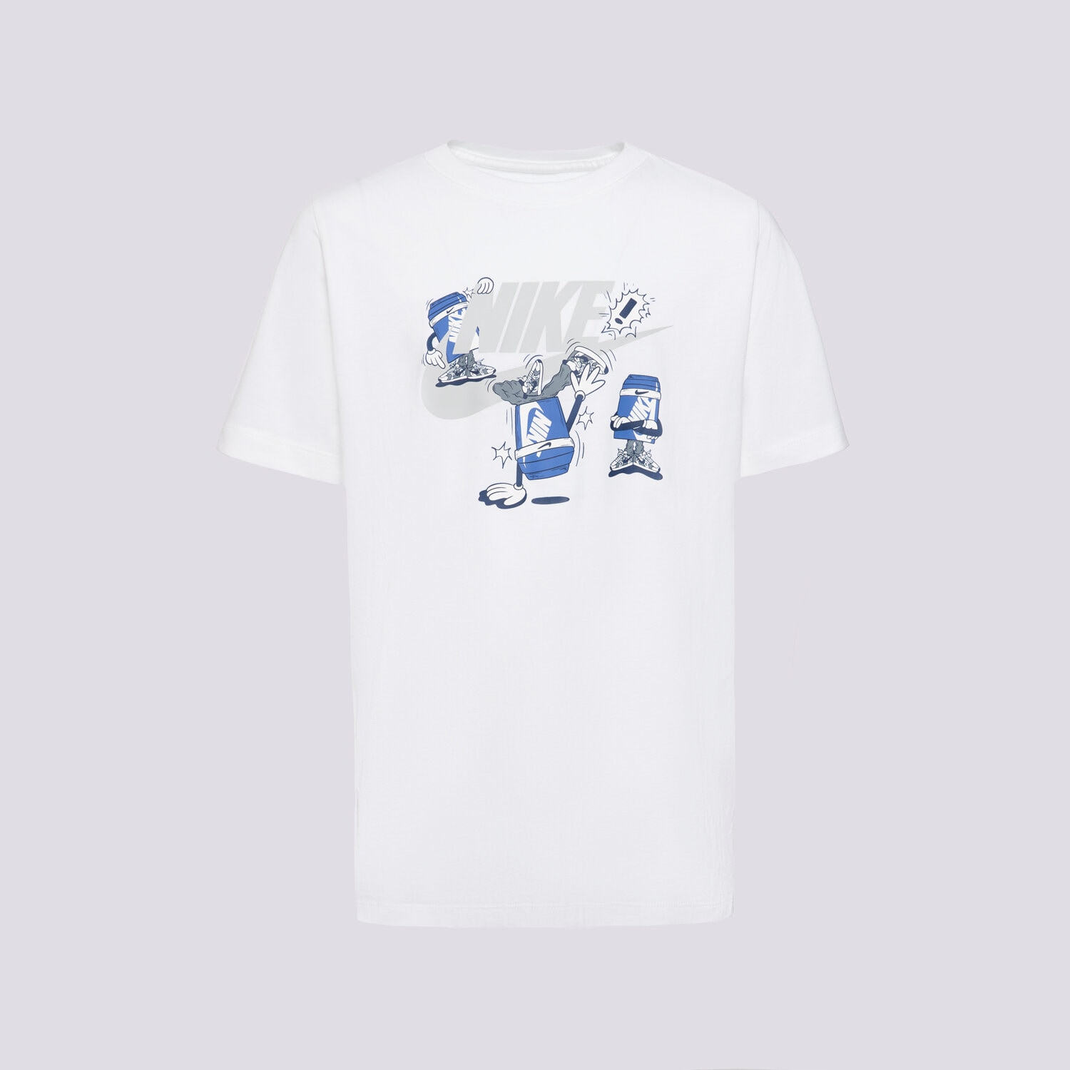 Copii tricou NIKE TRICOU K NSW TEE BOXY BREAK DANCE BOY HV5214-100 Alb