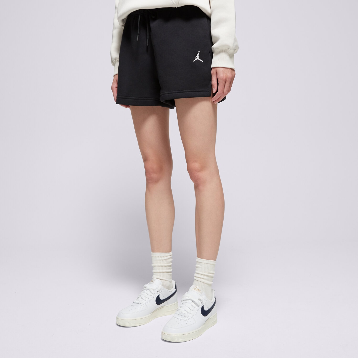 Femei pantaloni scurți JORDAN PANTALONI SCURȚI W BROOKLYN FLEECE FV7080-010 Negru