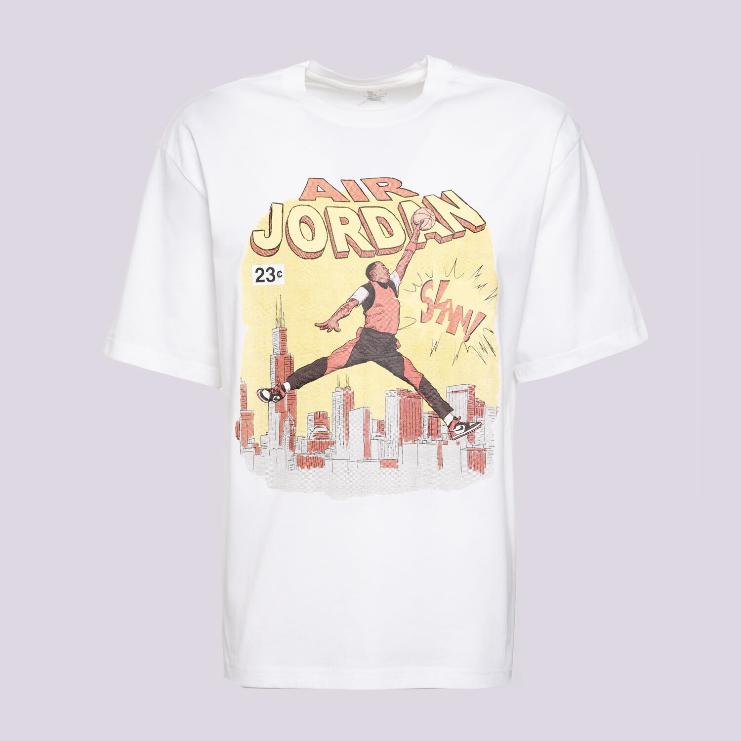 Bărbați tricou JORDAN TRICOU M J NC COMIC SS CREW IF0784-100 Alb