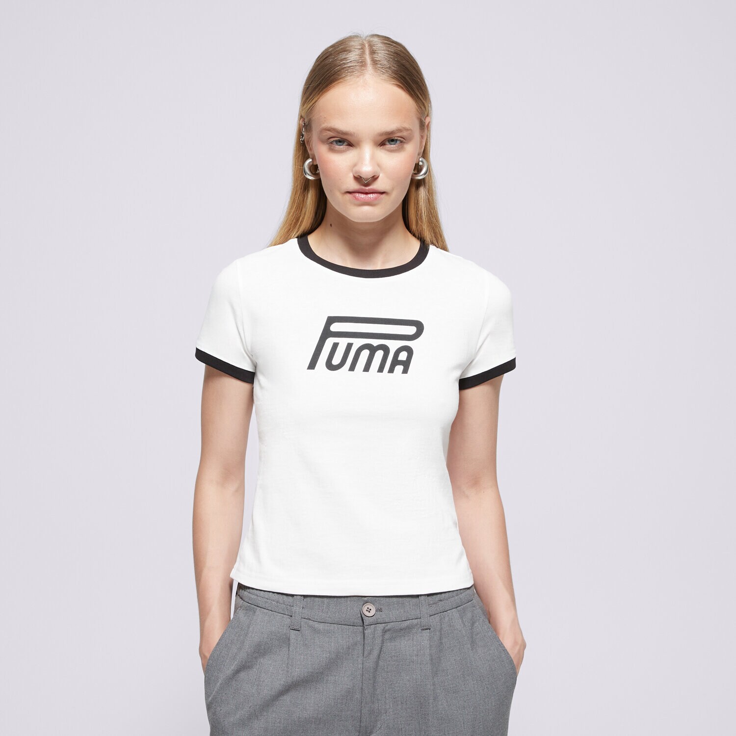Femei tricou PUMA TRICOU FUTURE.PUMA.ARCHIVE GRAPHIC SLIM TEE 632122 02 Alb