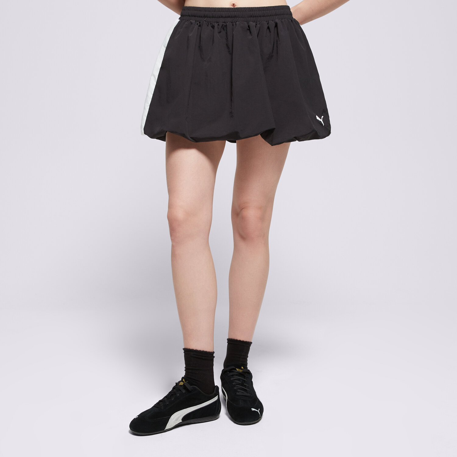 Femei rochii și fuste PUMA FUSTĂ T7 BALLOON SKIRT 634317 01 Negru