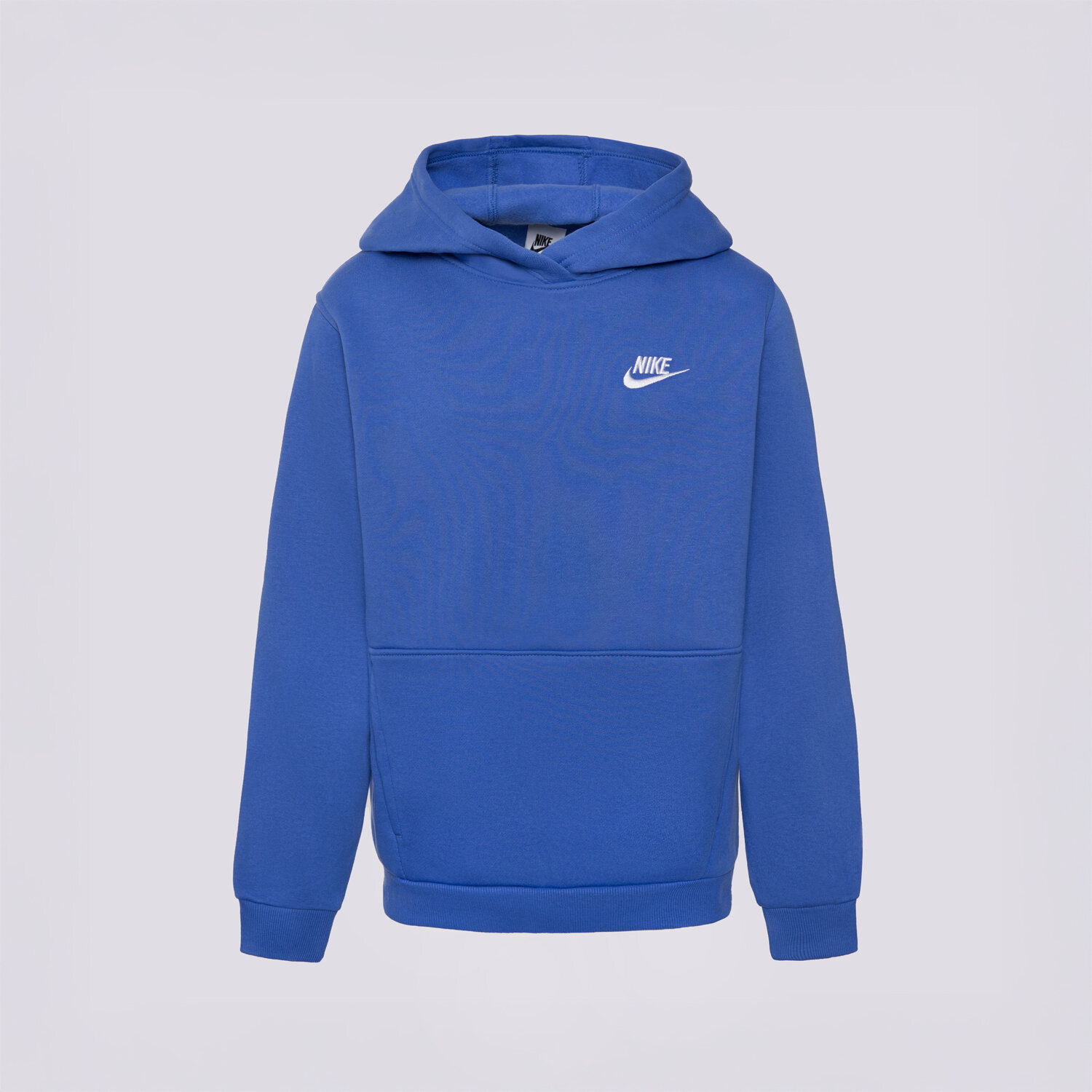 Copii bluză NIKE BLUZĂ CU GLUGĂ K NSW CLUB FLC HDY LBR BOY FD3000-411 Albastru
