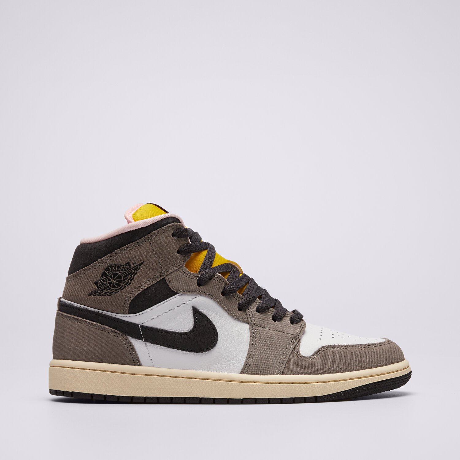 Barbați pantofi sport AIR JORDAN 1 MID  HQ2011-100 Alb
