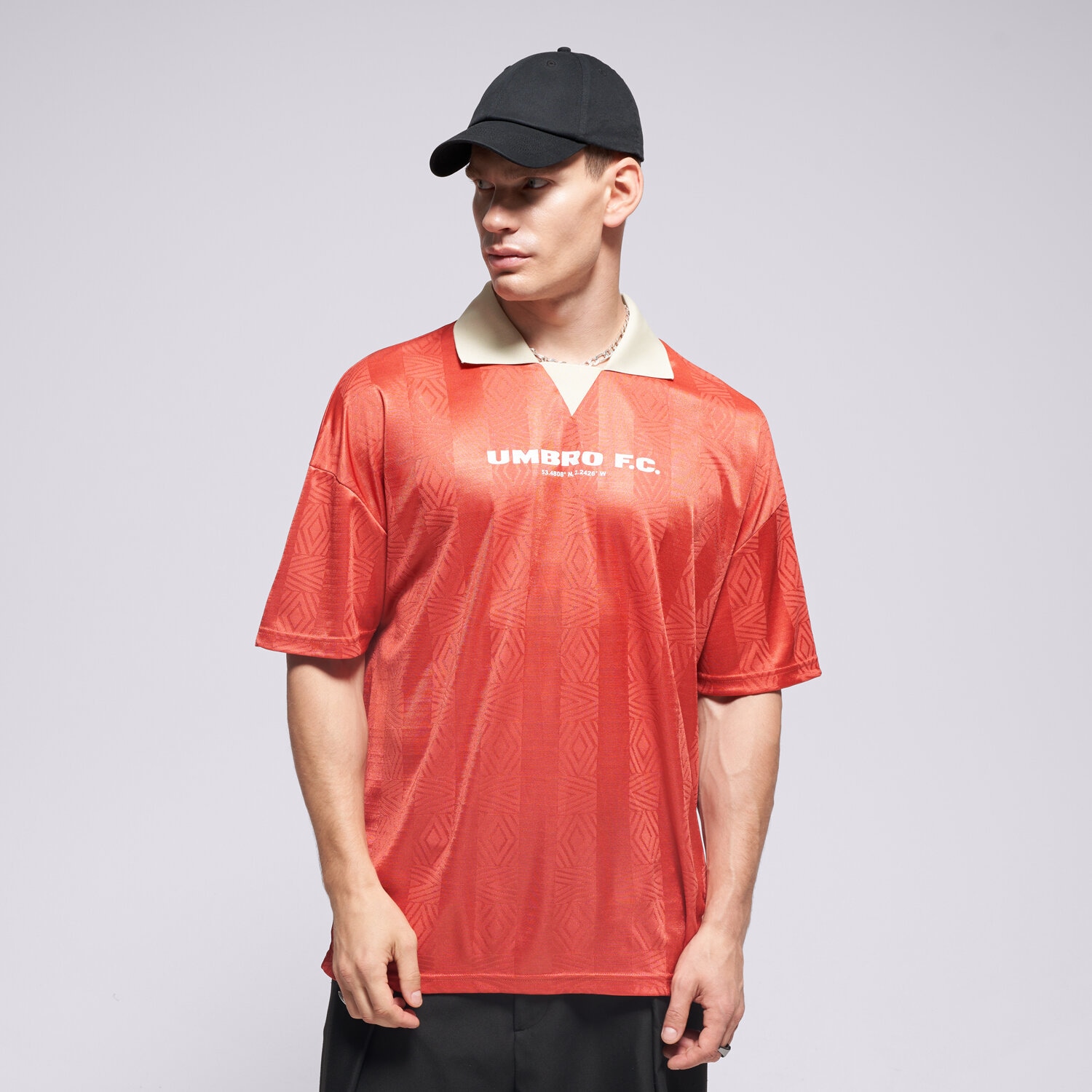 Bărbați tricou UMBRO TRICOU FOOTBALL SHIRT 66633U-MSN Roșu