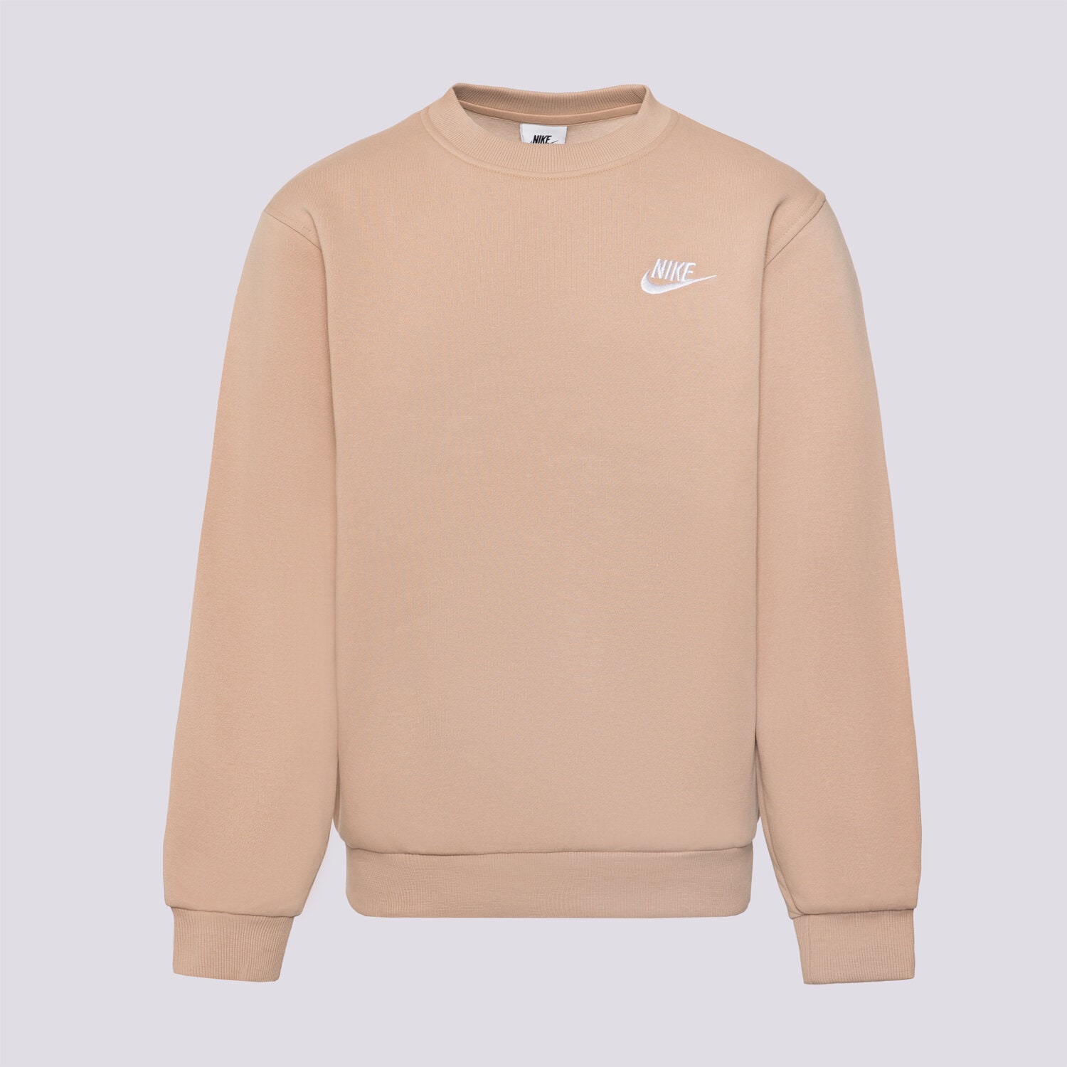 Copii bluză NIKE BLUZĂ K NSW CLUB FLC CREW LS LBR GIRL FD3006-200 Maro