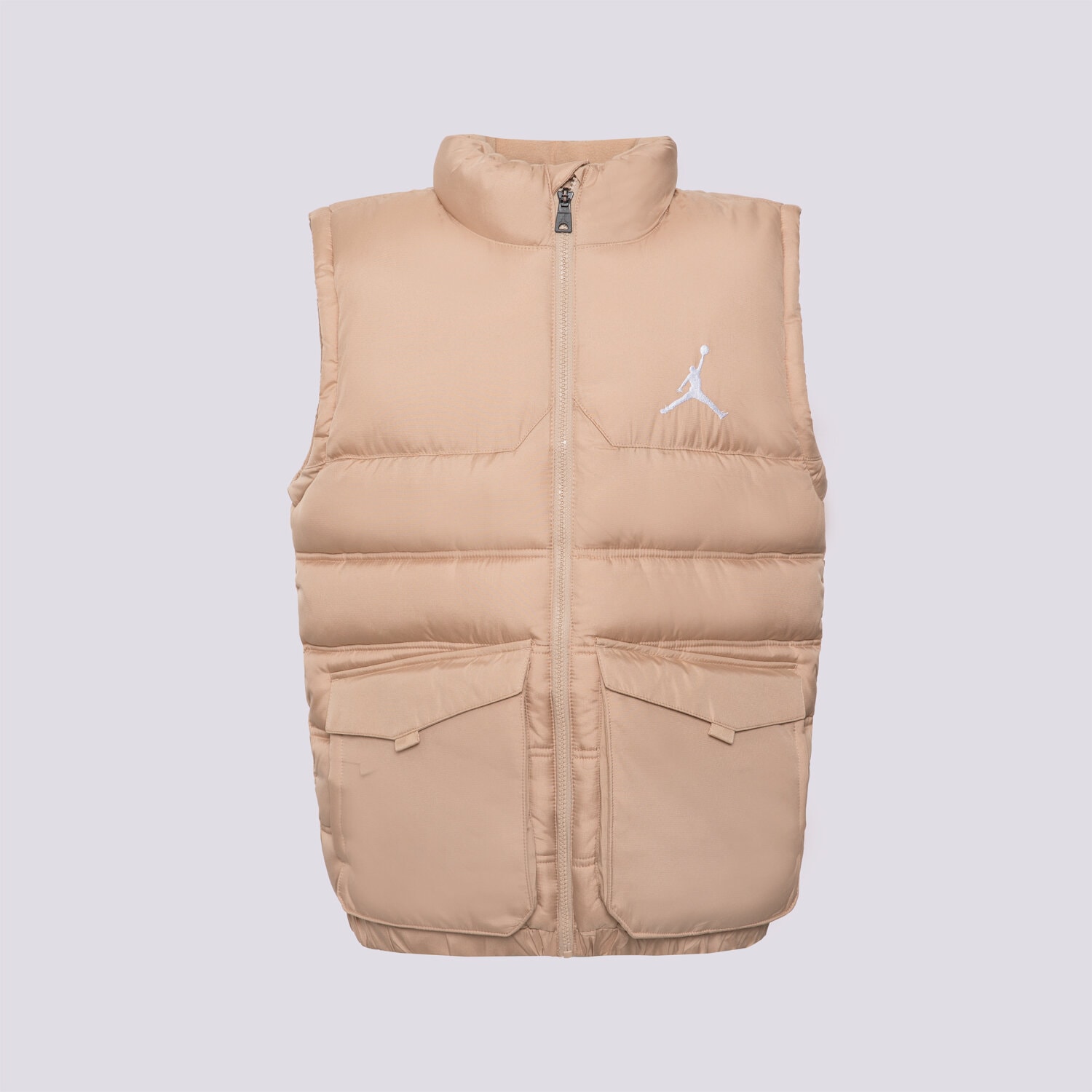Jachetă de sezon pentru copii (primăvară/toamnă) JORDAN JACHETĂ JDB PUFFER FILLED VEST GIRL 95D532-J7P Bej