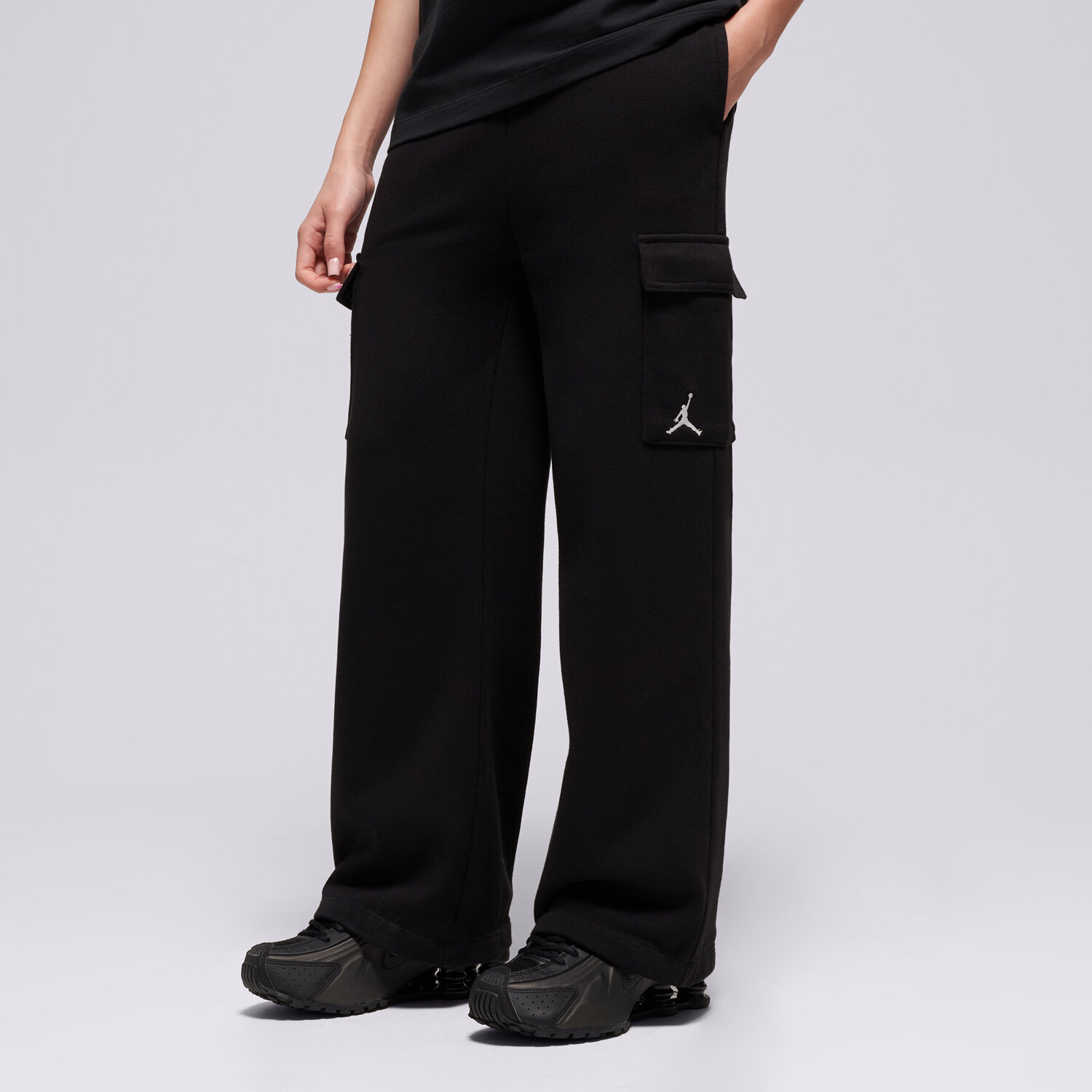 Pantaloni pentru copii JORDAN PANTALONI  JDG WJ BRKN FT CARGO PANT GIRL 45F143-023 Negru