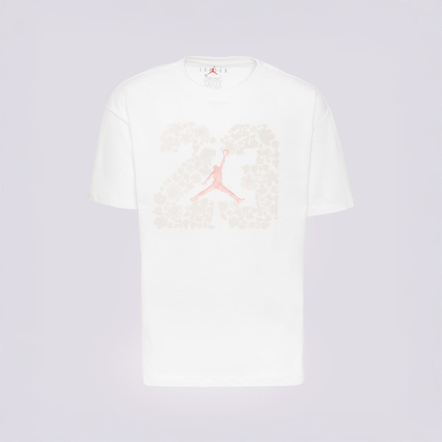 Copii tricou JORDAN TRICOU JDG 23 FLORAL SS TEE GIRL 45F261-782 cremă