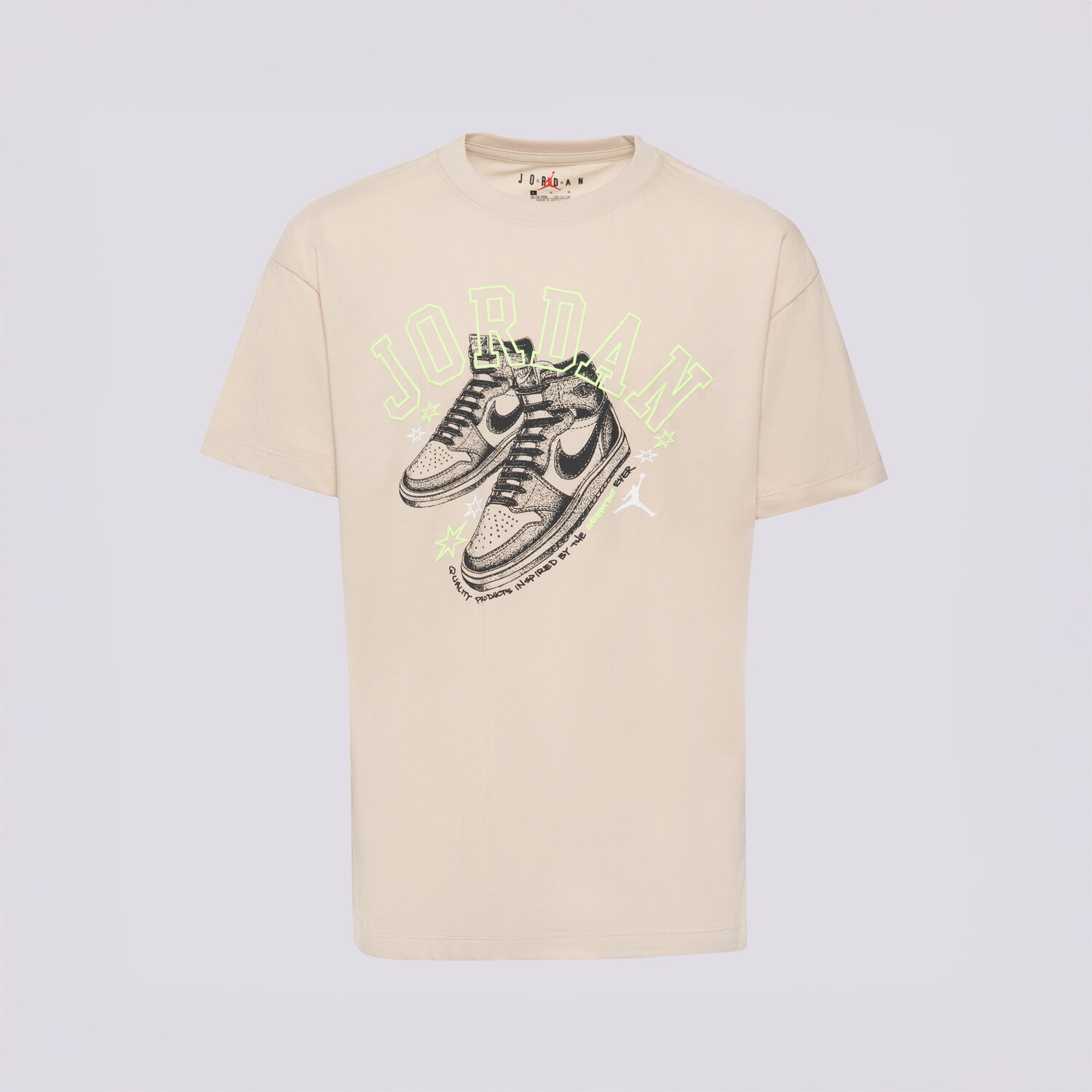 Copii tricou JORDAN TRICOU JDG JORDAN AJ1 ROOKIE SS TEE GIRL 45F262-X5C Bej
