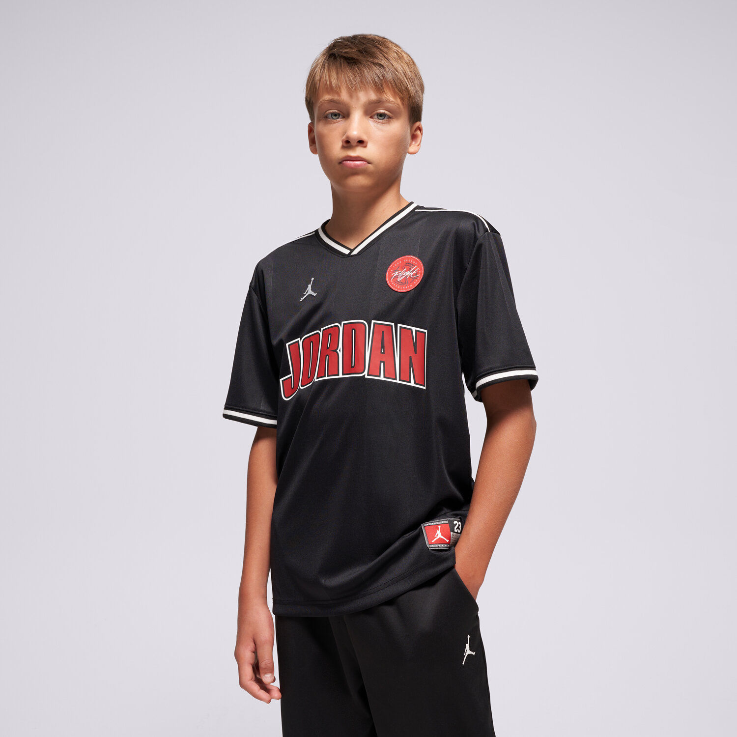 Copii tricou JORDAN TRICOU JDB MJ SPORT JERSEY BOY 95F217-023 Negru