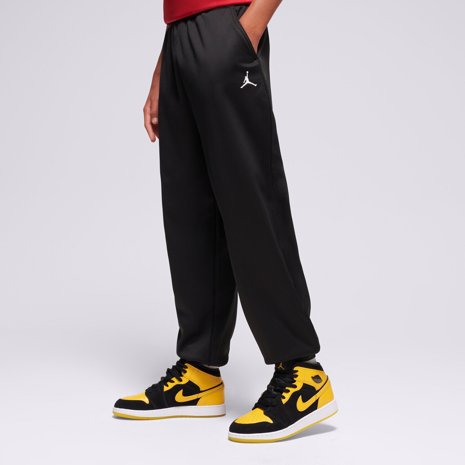 Pantaloni pentru copii JORDAN PANTALONI  JDN UNISEX EASE FLC SWEATPANT BOY 95D568-023 Negru