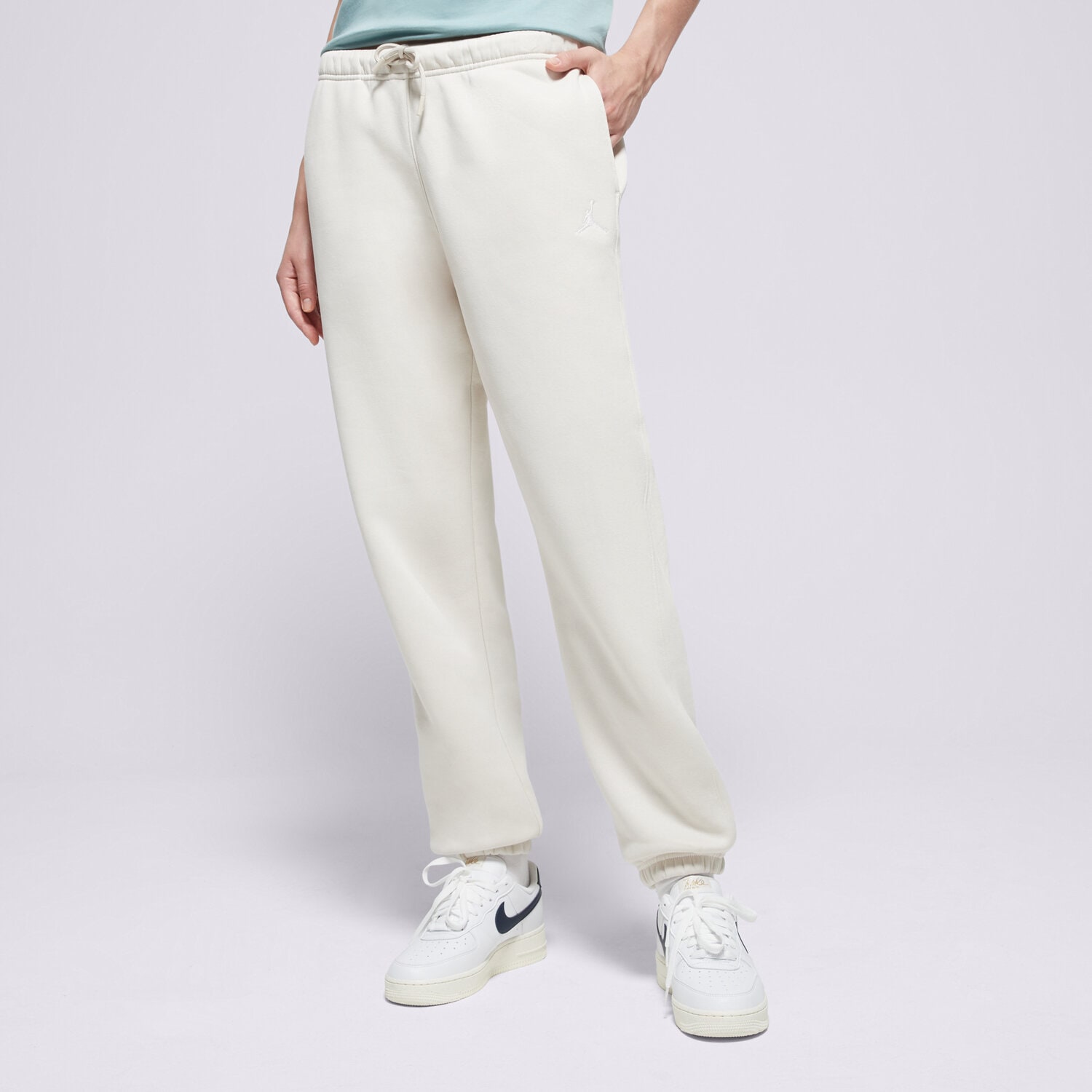 Femei pantaloni JORDAN PANTALONI  W J BRK FLC PANT 24 FV7077-104 cremă