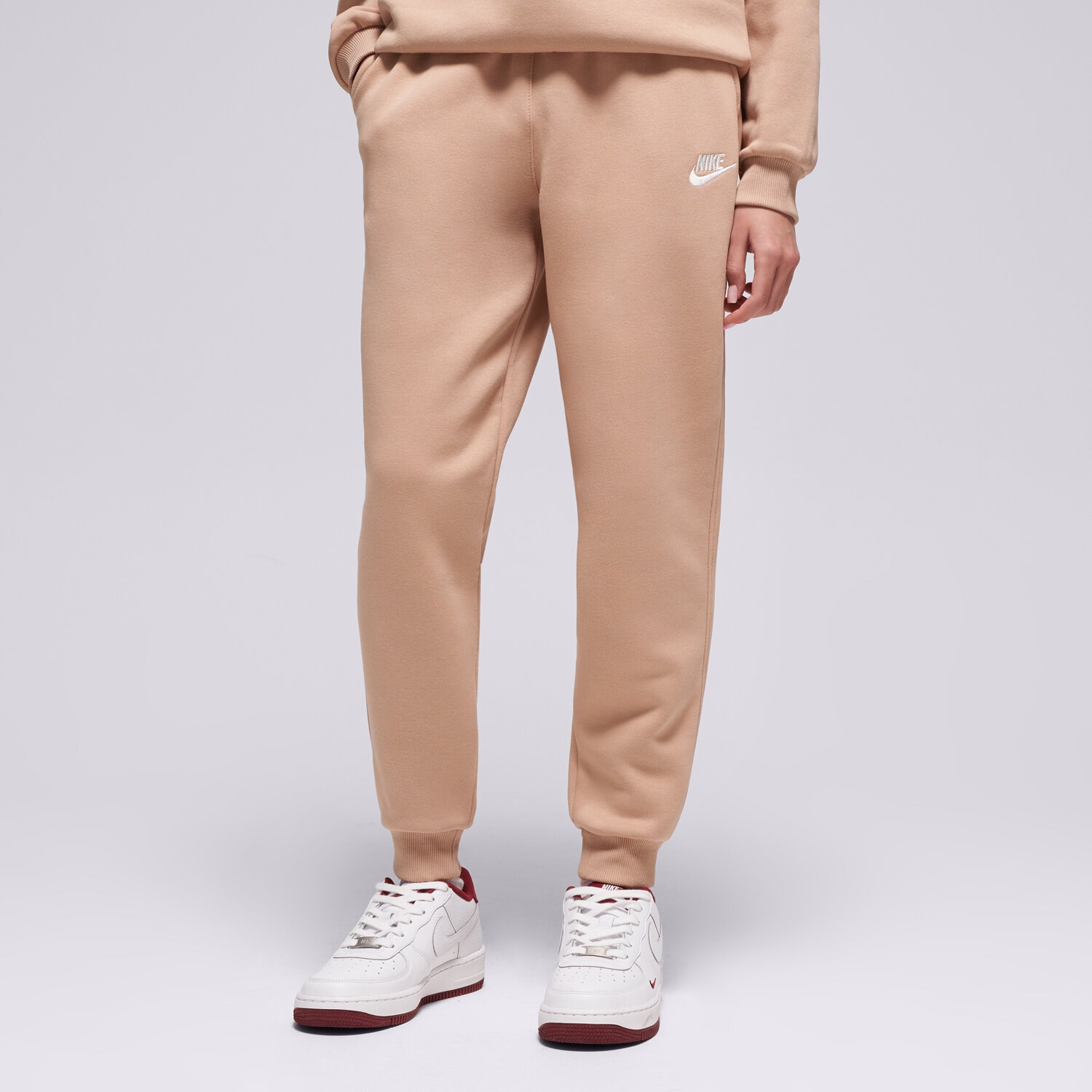 Pantaloni pentru copii NIKE PANTALONI  K NSW CLUB FLC JGGR LBR GIRL FD3008-200 Maro