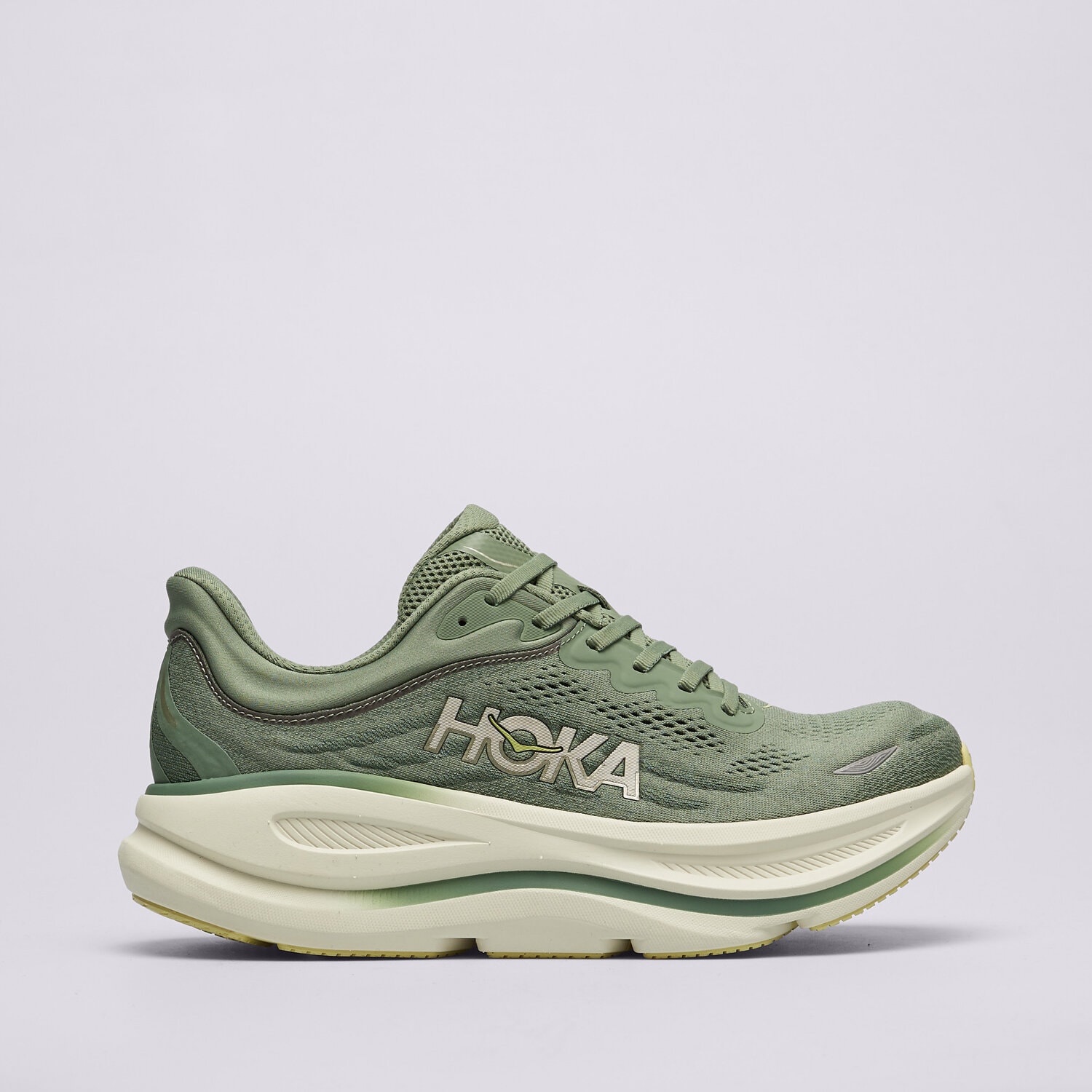 Barbați pantofi sport HOKA BONDI 9 1162011SNTF Verde