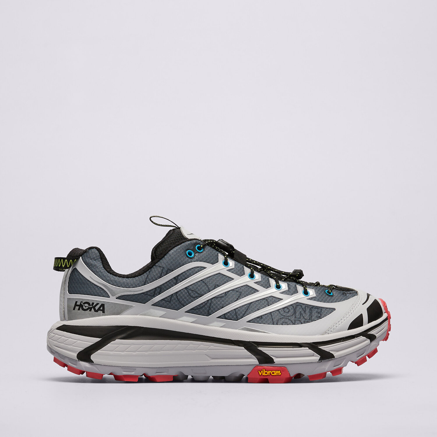 Barbați pantofi sport HOKA MAFATE THREE2 WORDMARK 1175490ARYT Gri