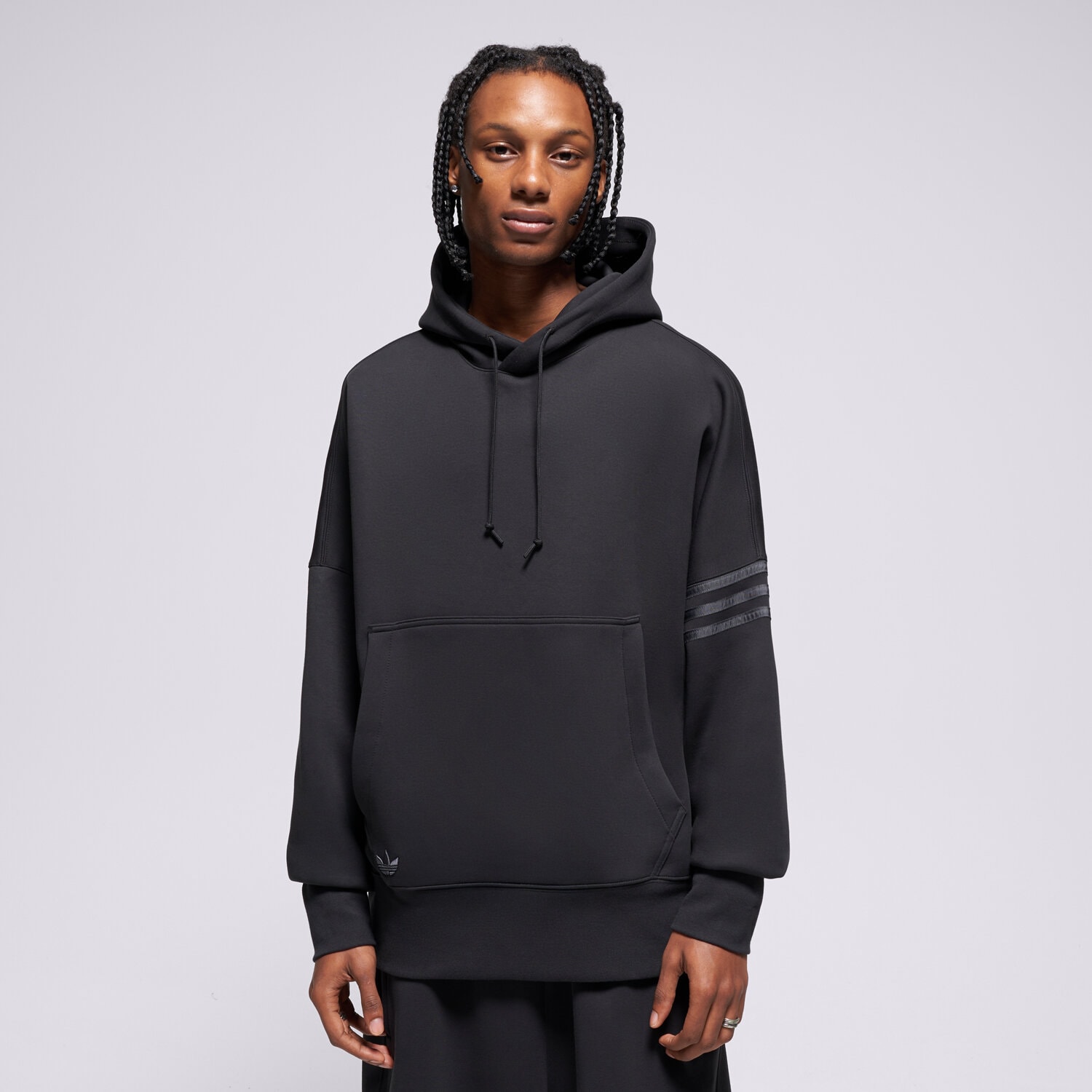 Bărbați bluză ADIDAS BLUZĂ CU GLUGĂ NEU C HD HZ3740 Negru