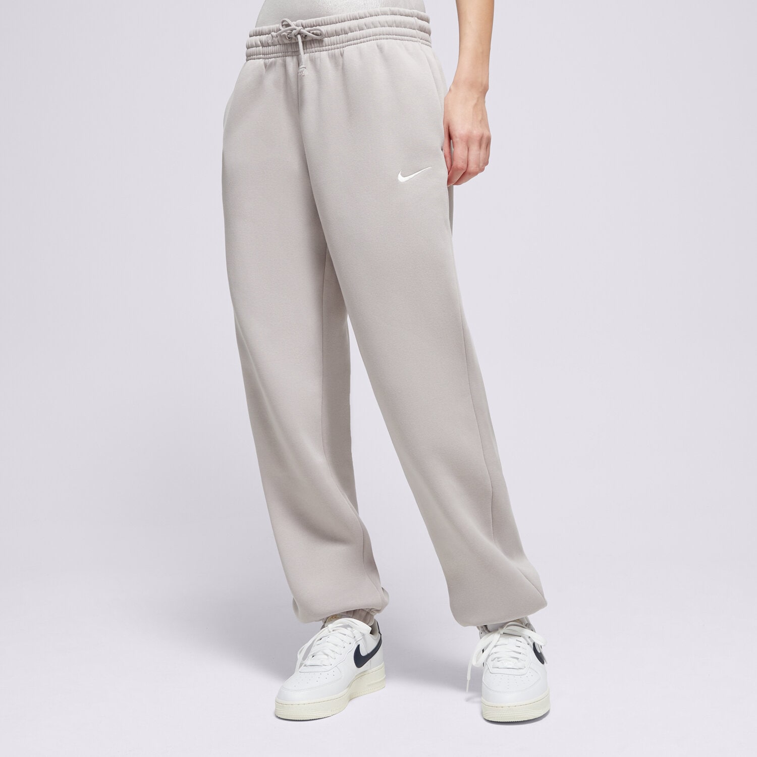 Femei pantaloni NIKE PANTALONI  W NSW PHNX FLC HR OS PANT 2 FZ5996-009 Gri