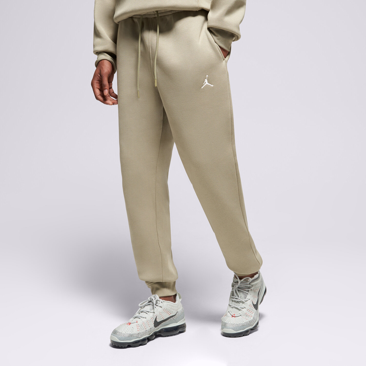 Bărbați pantaloni JORDAN PANTALONI  JORDAN BROOKLYN FLEECE FV7277-205 Bej