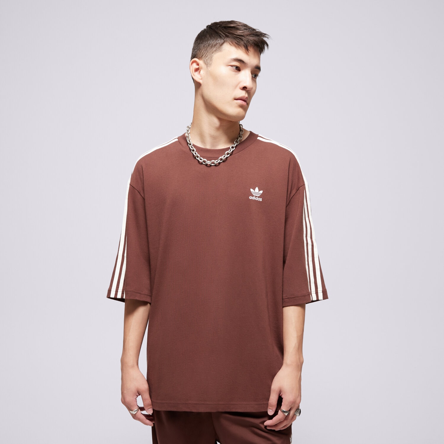 Bărbați tricou ADIDAS TRICOU OVERSIZE TEE KA0476 Maro