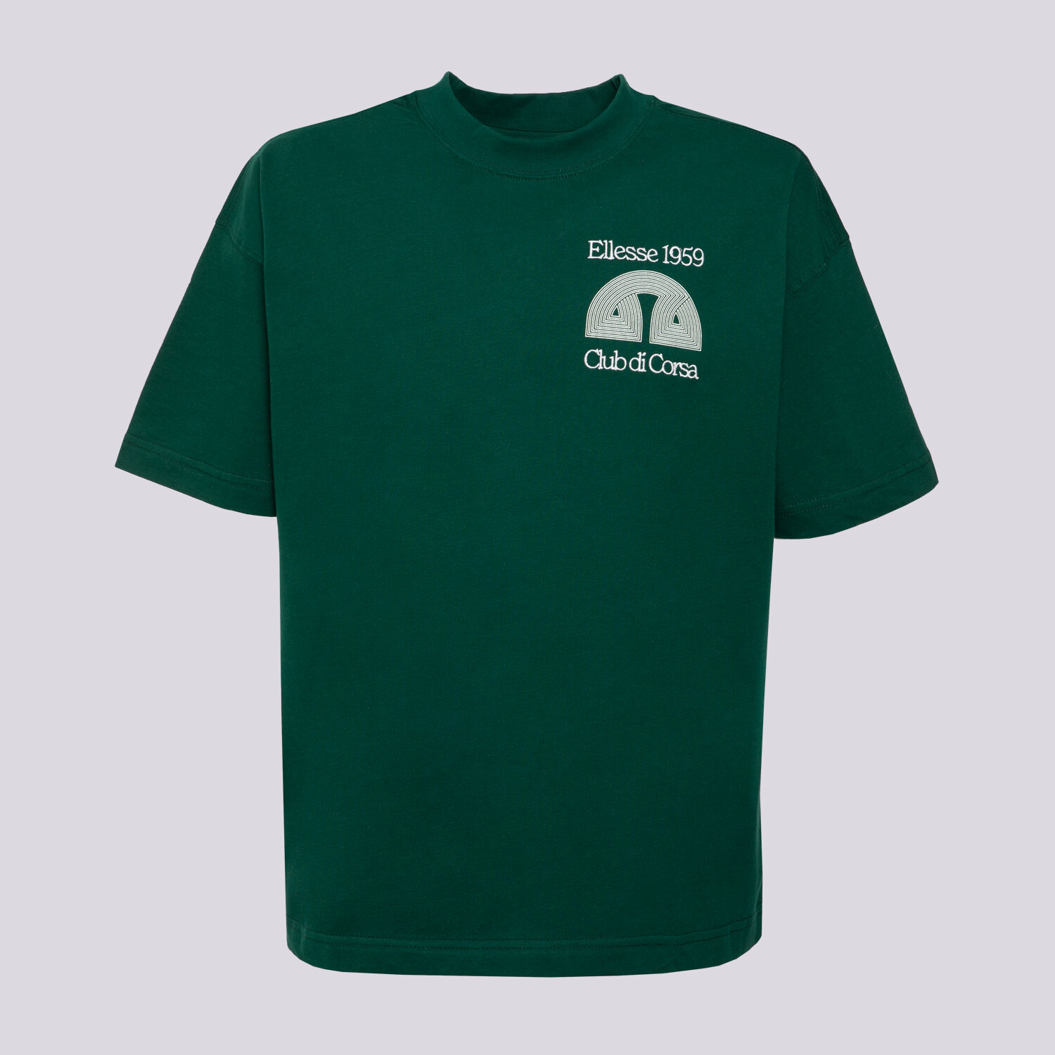 Bărbați tricou ELLESSE TRICOU CLUB DI CORSA TEE DGREEN SHB23147502 Verde