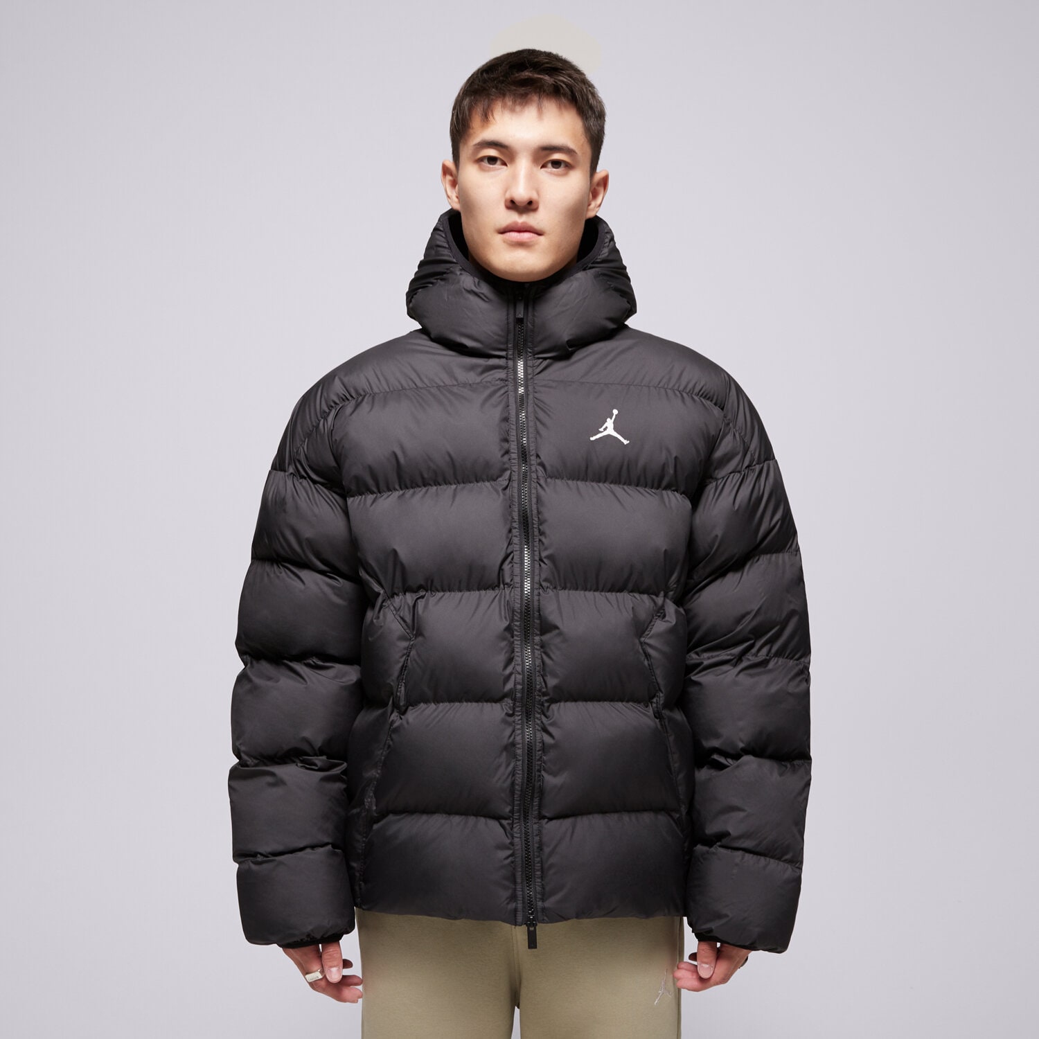 Bărbați eacă de iarnă JORDAN JACHETĂ DE IARNĂ M J BRK PUFFER JKT HV0532-010 Negru